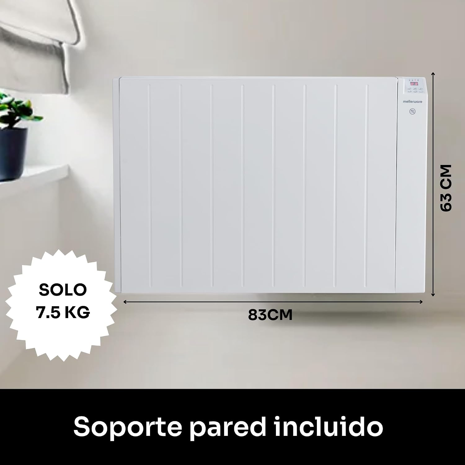Radiador Mellerware Comfy Large wifi Branco-4