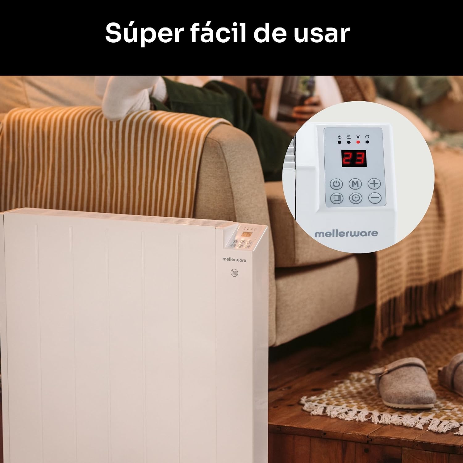 Radiador Mellerware Comfy Large wifi Branco-5