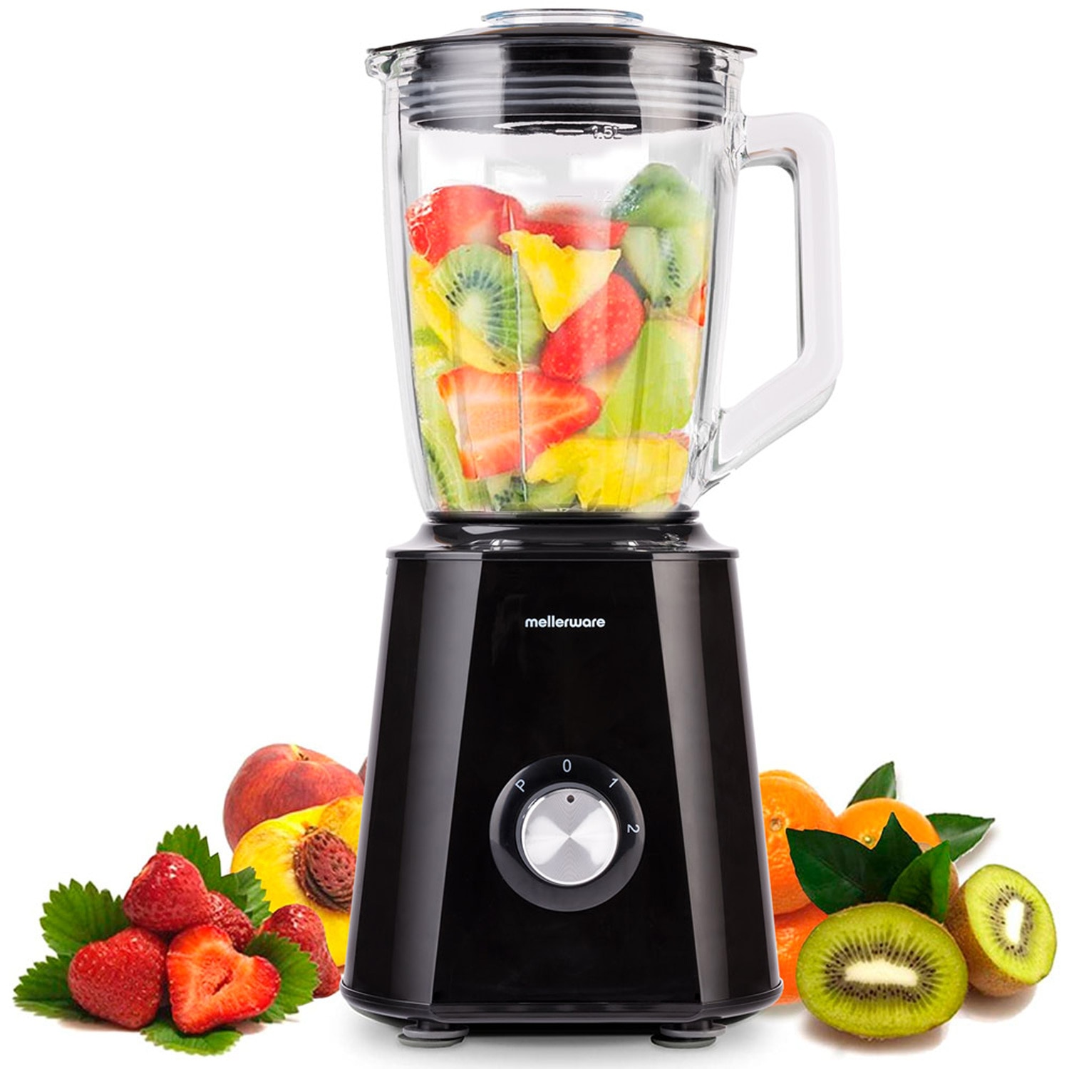 Imagem 0 de Liquidificadora Mellerware Mixy 1500w Black