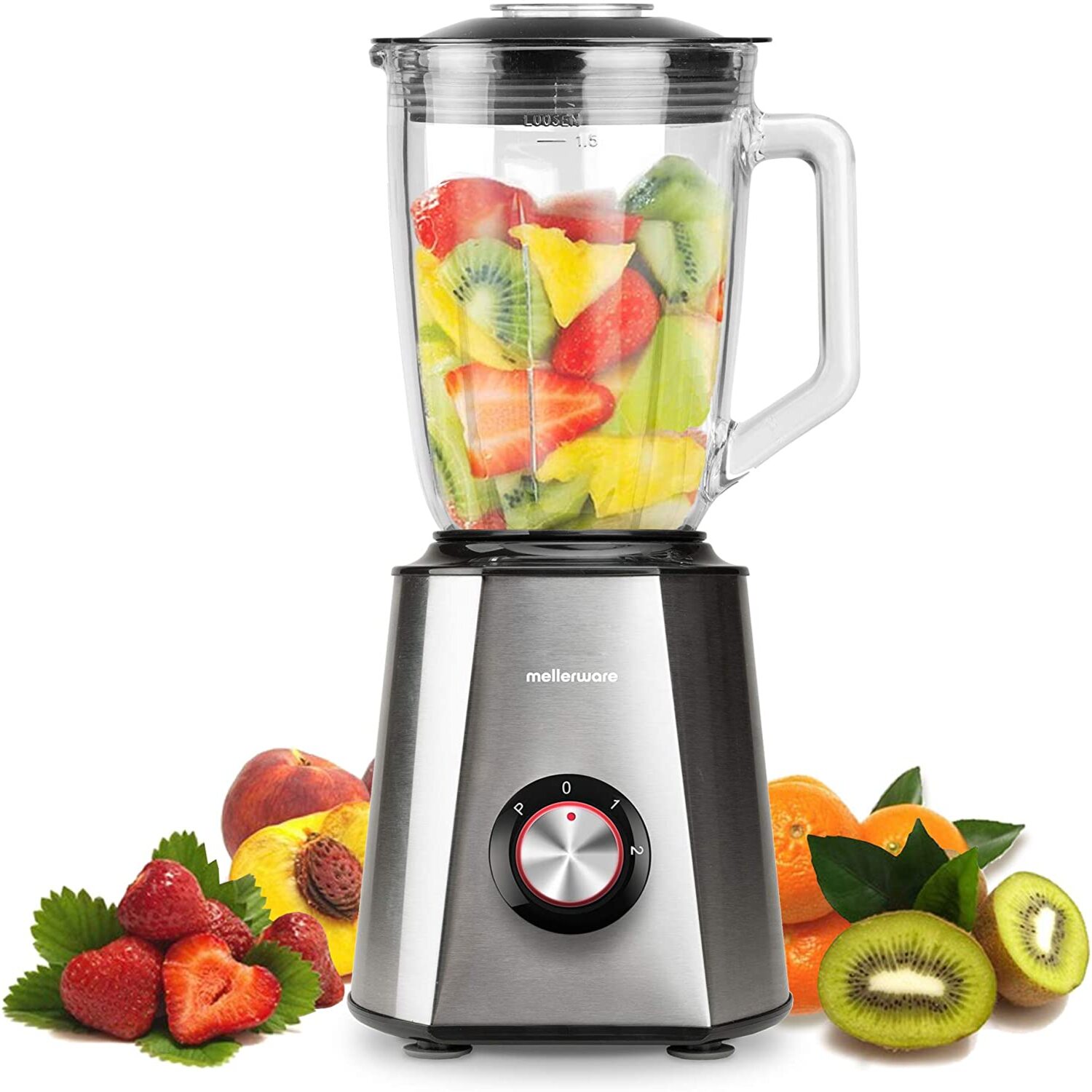 Imagem 0 de Liquidificadora Mellerware Mixy 1500 Inox