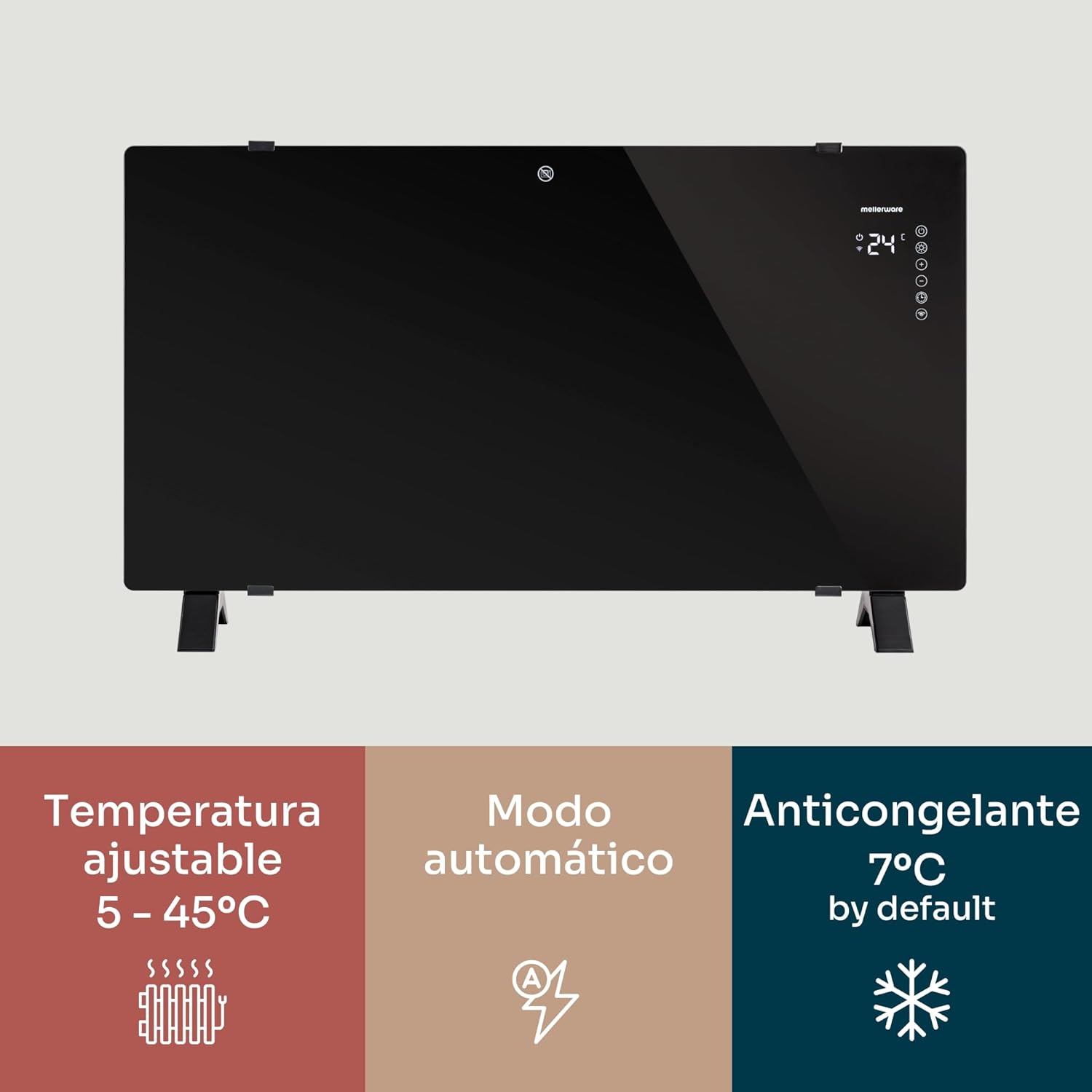Radiador Mellerware Warmy Preto-5