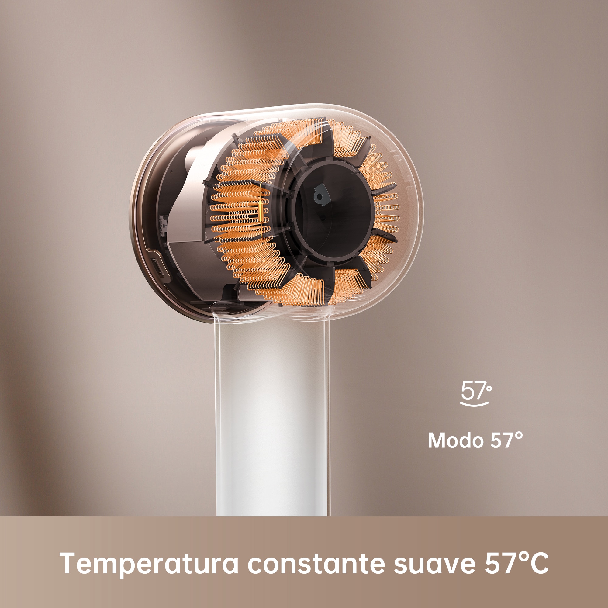 Secador de Cabelo Dreame Glory Combo 1600W com secagem rápida Branco-3