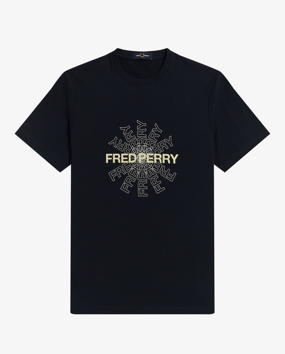 T-shirt com gráfico Azul-1