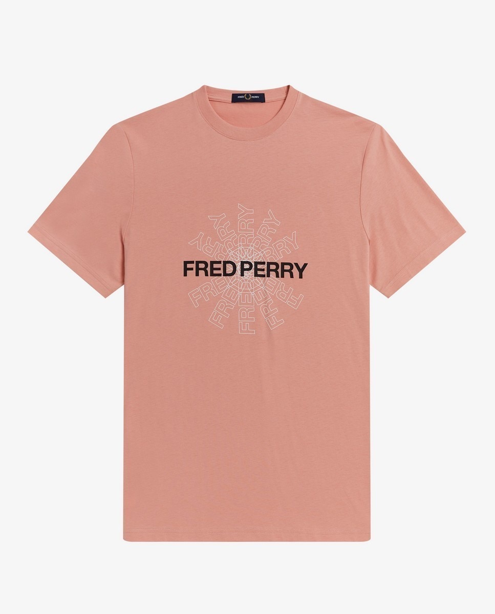 T-shirt com gráfico Rosa-1