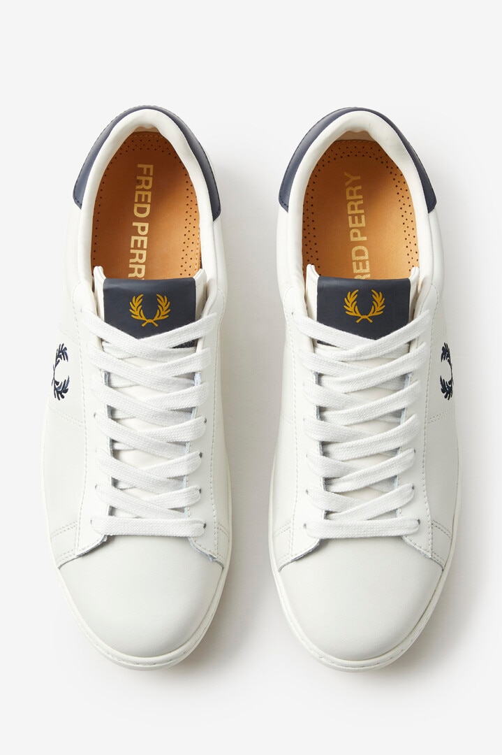 Sapatilha branca Spencer Fred Perry Branco-2
