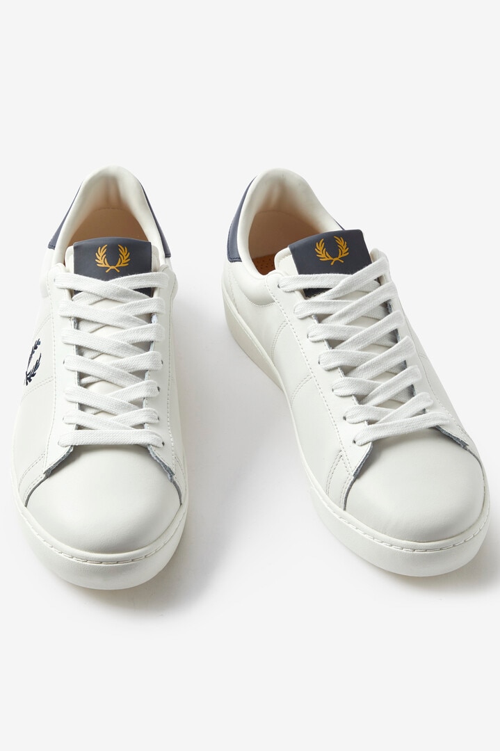 Sapatilha branca Spencer Fred Perry Branco-3