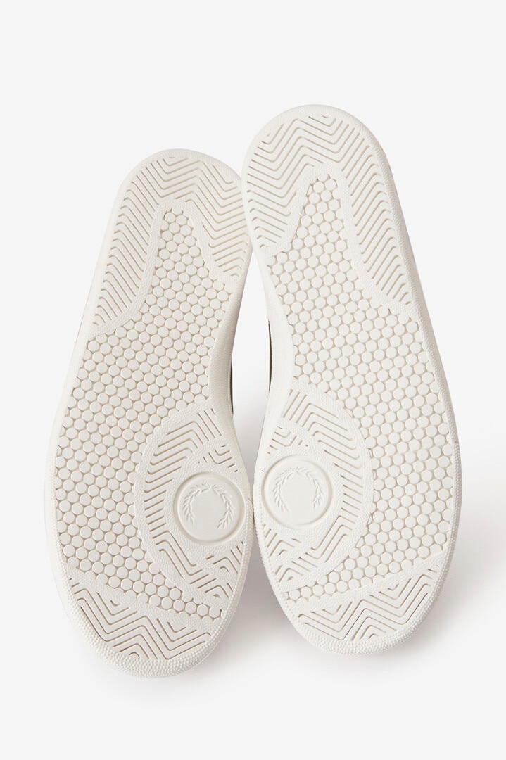 Sapatilha com branding desportivo Fred Perry Branco-4