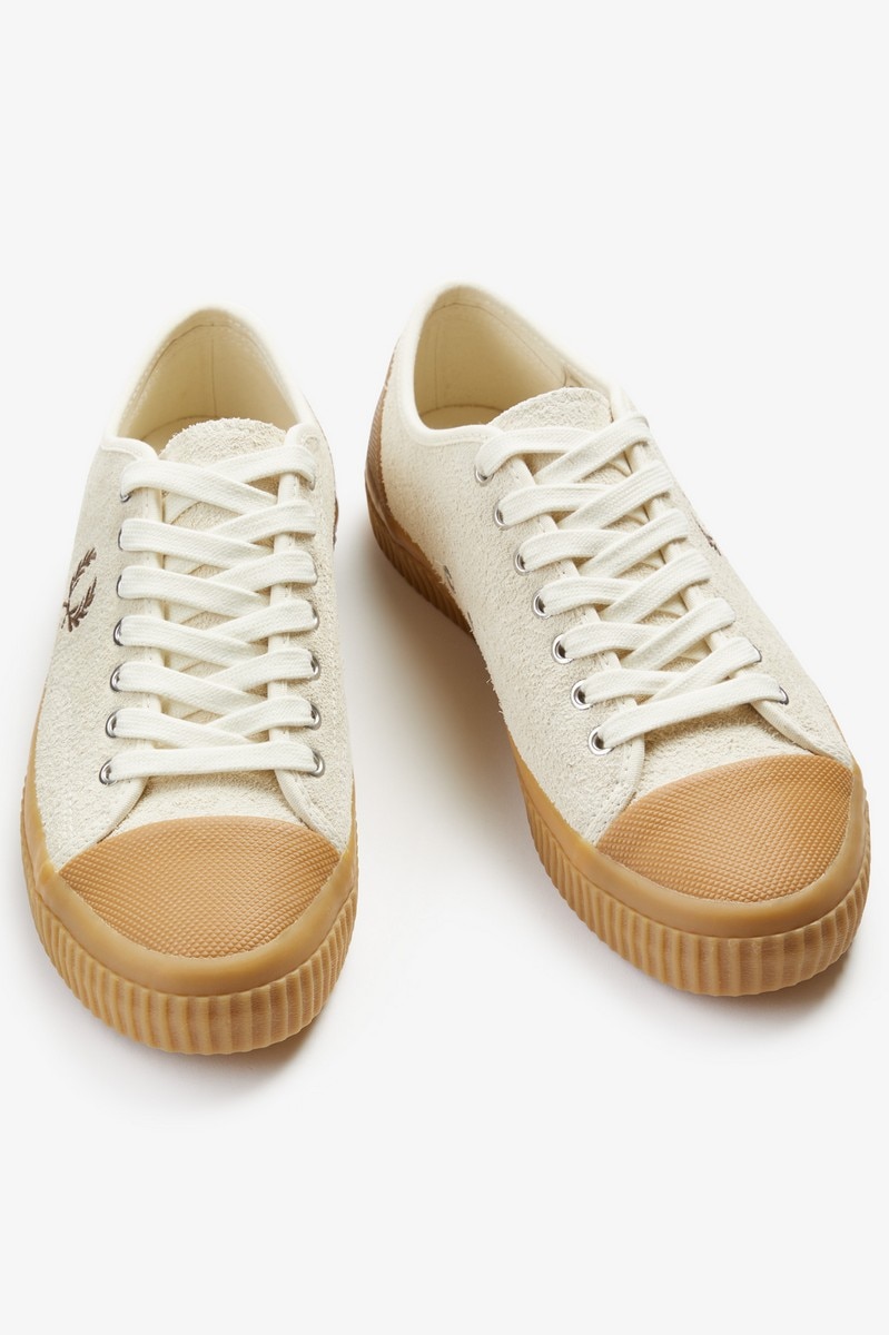 Sapatilha 'Hughes' Fred Perry Cru-3