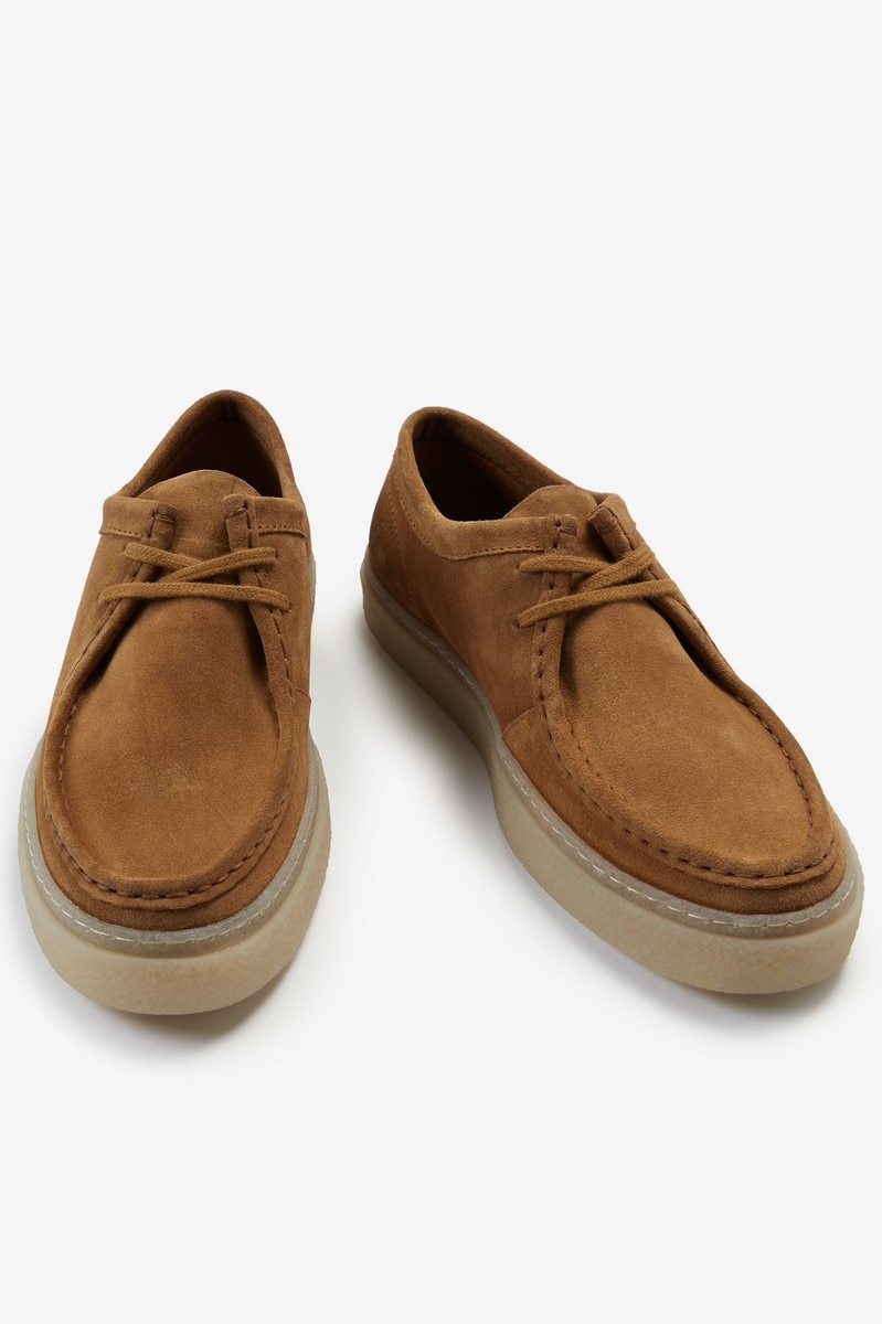 Sapato 'Low Dawson' em camurça Fred Perry Castanho-3
