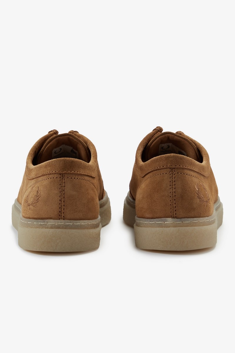 Sapato 'Low Dawson' em camurça Fred Perry Castanho-5