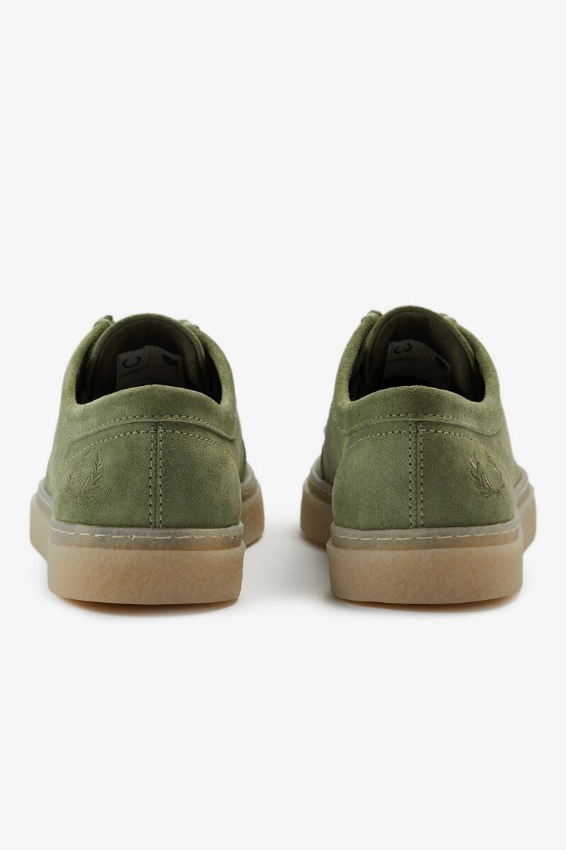 Sapato 'Low Dawson' em camurça Fred Perry Verde-5