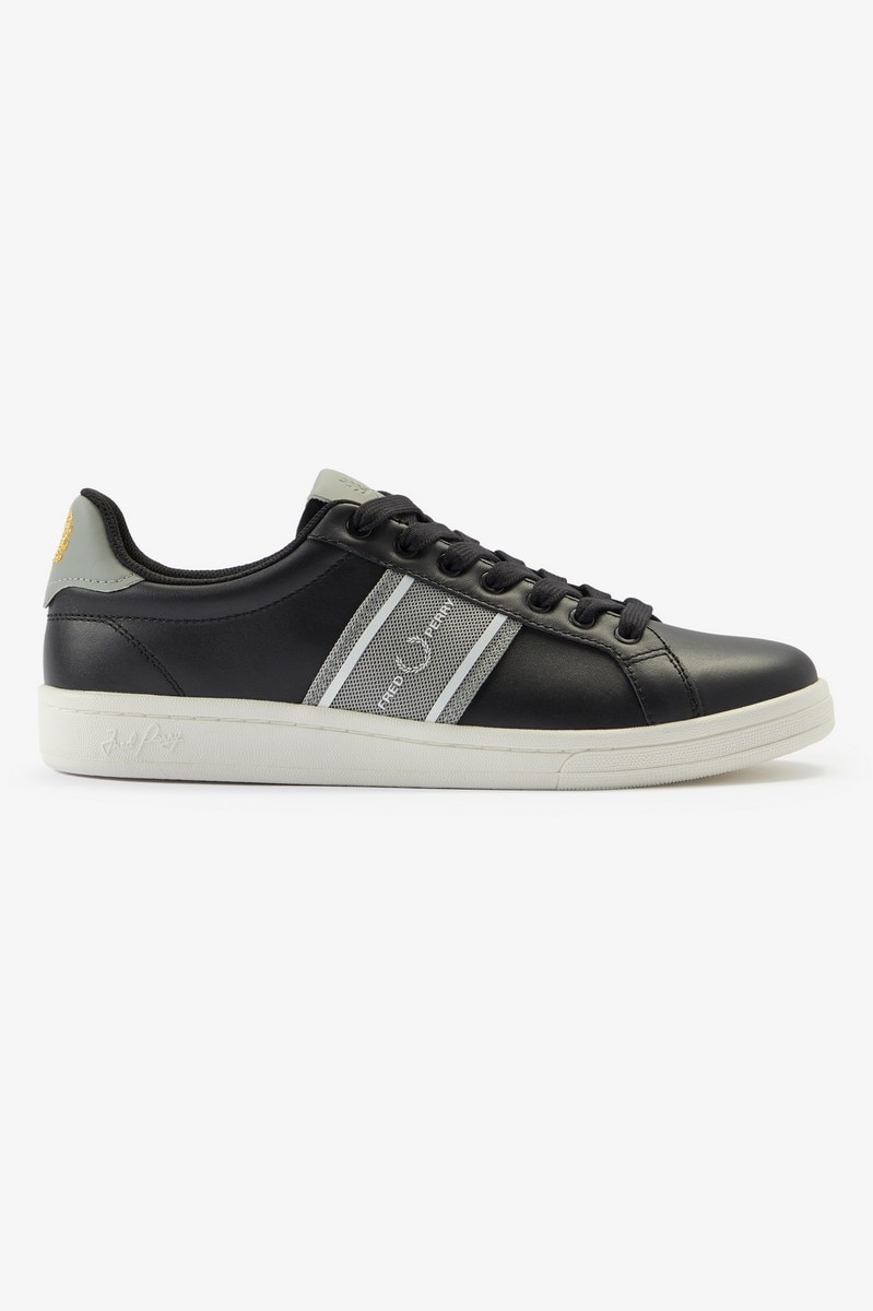 Sapatilhas 'Graphic Branded Mesh' Fred Perry Preto-1