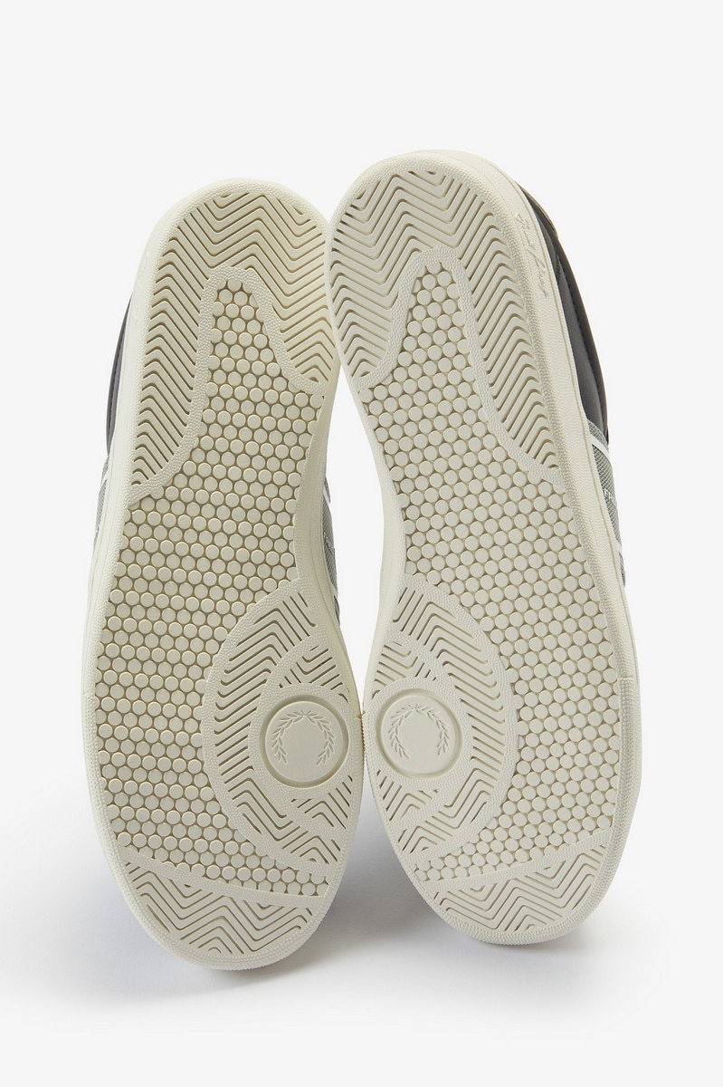 Sapatilhas 'Graphic Branded Mesh' Fred Perry Preto-4