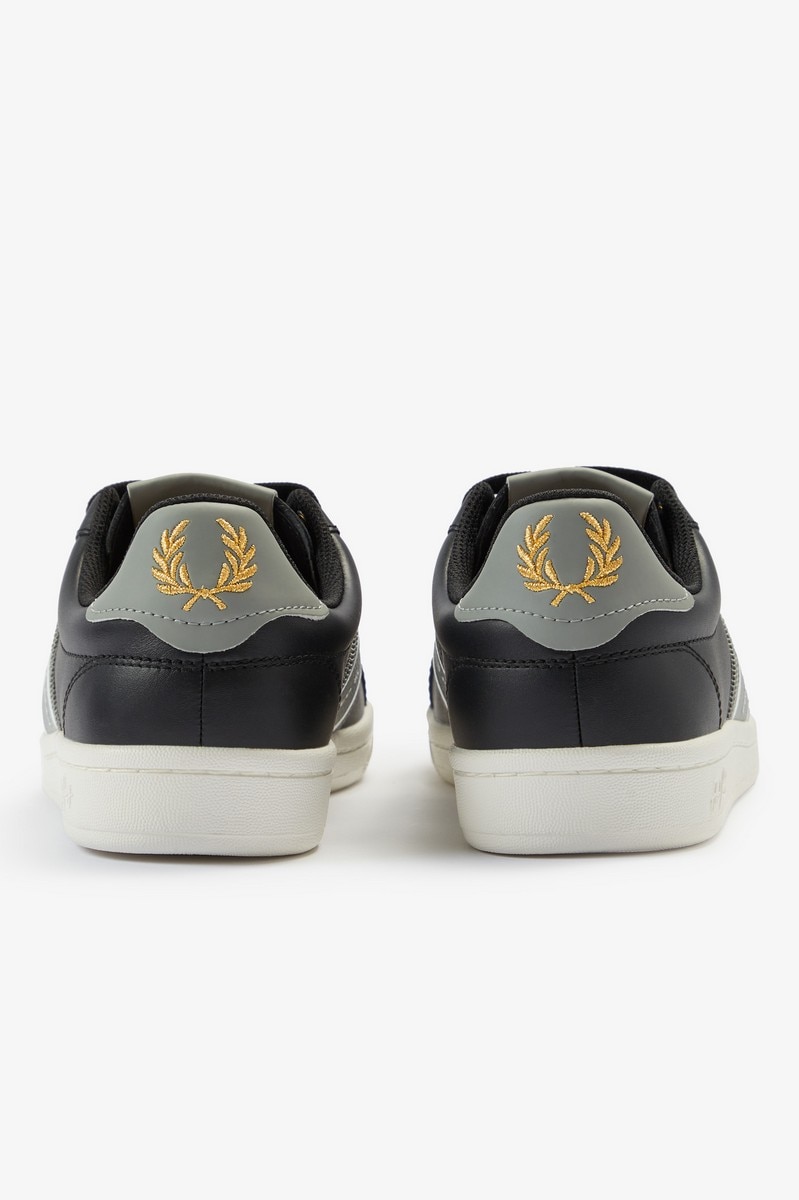 Sapatilhas 'Graphic Branded Mesh' Fred Perry Preto-5