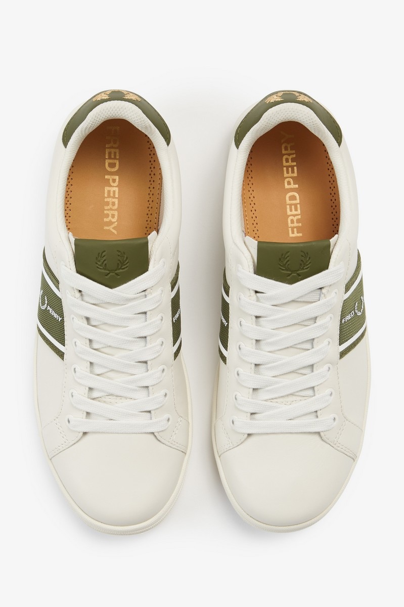 Sapatilhas unisexo 'Graphic Branded Mesh' Fred Perry Bege-2