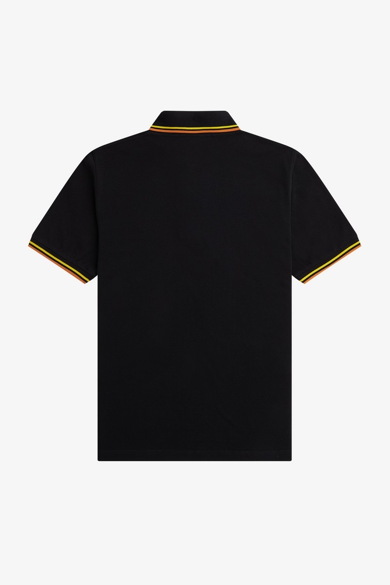 Polo original 'Twin Tipped Fred Perry Shirt' Preto-2