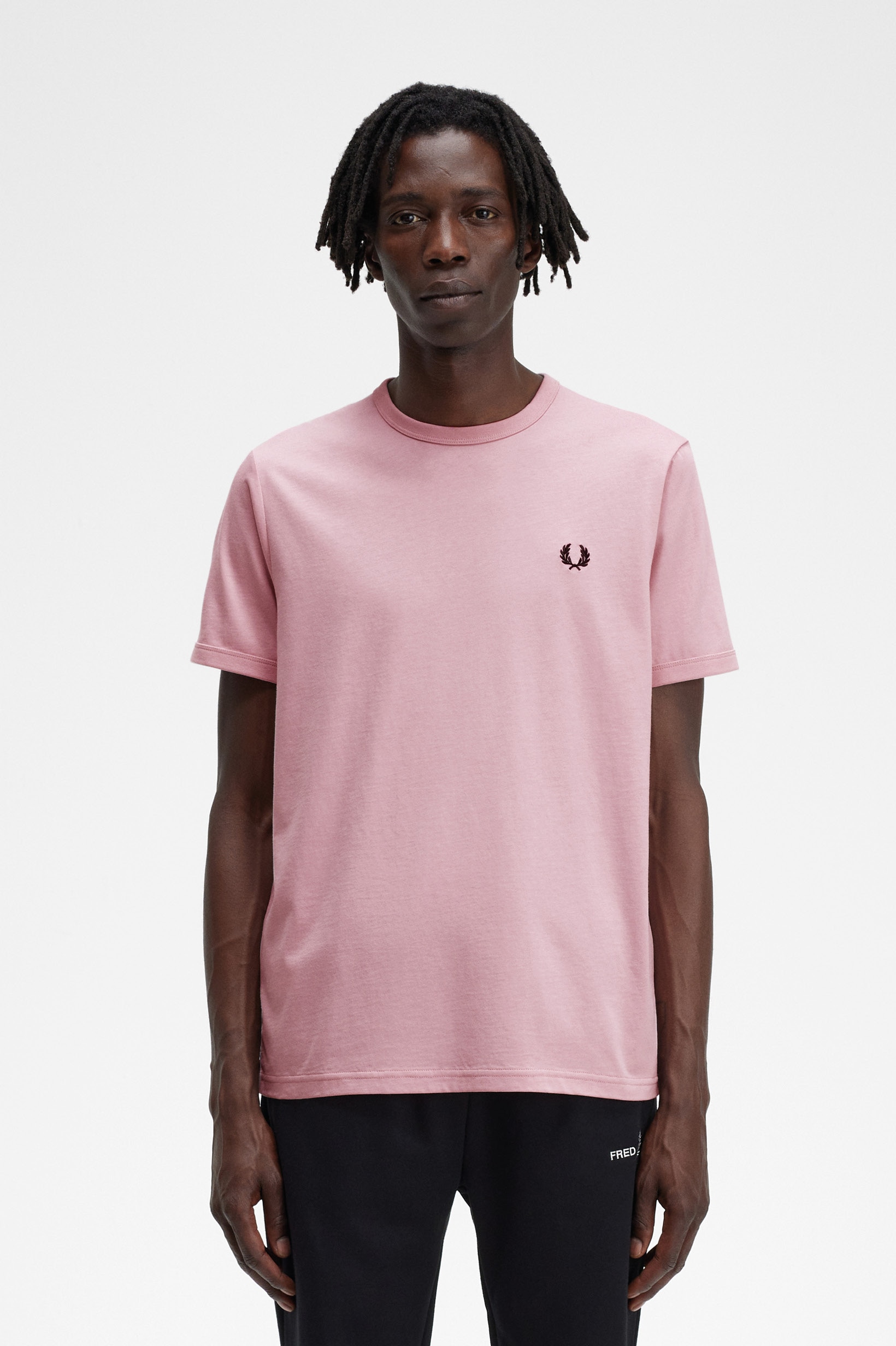 T-Shirt 'Ringer' Rosa-1
