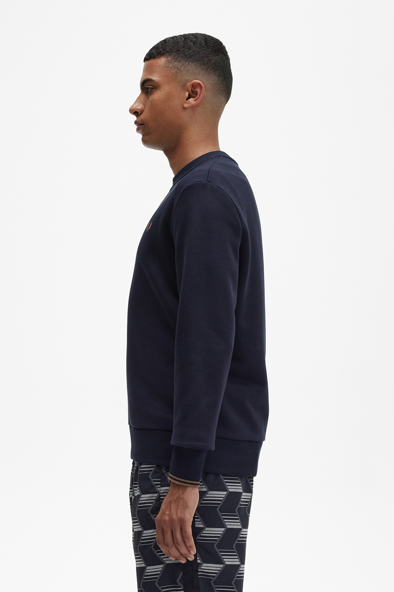 Sweatshirt gola redonda Azul-marinho-2