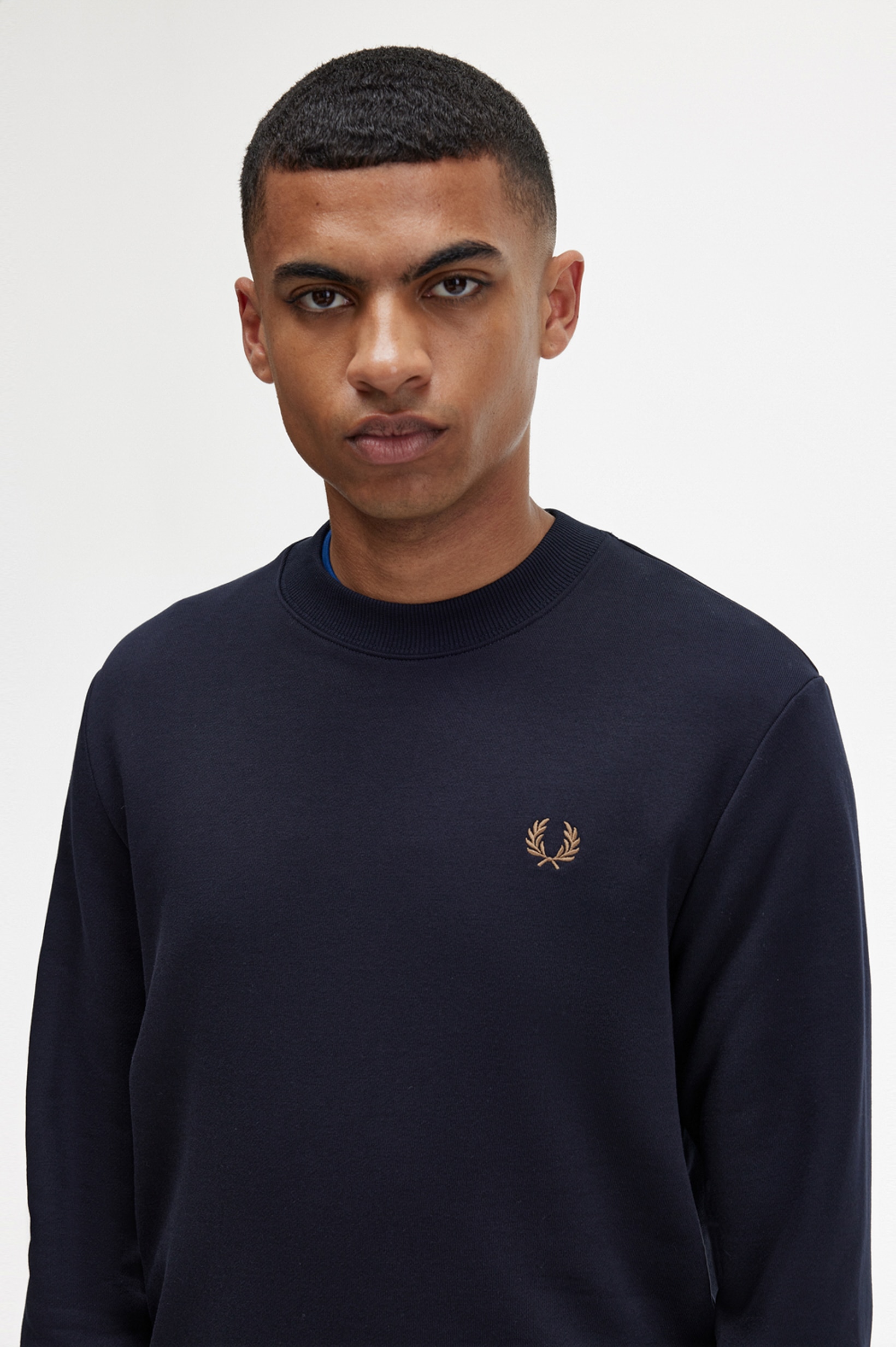 Sweatshirt gola redonda Azul-marinho-3