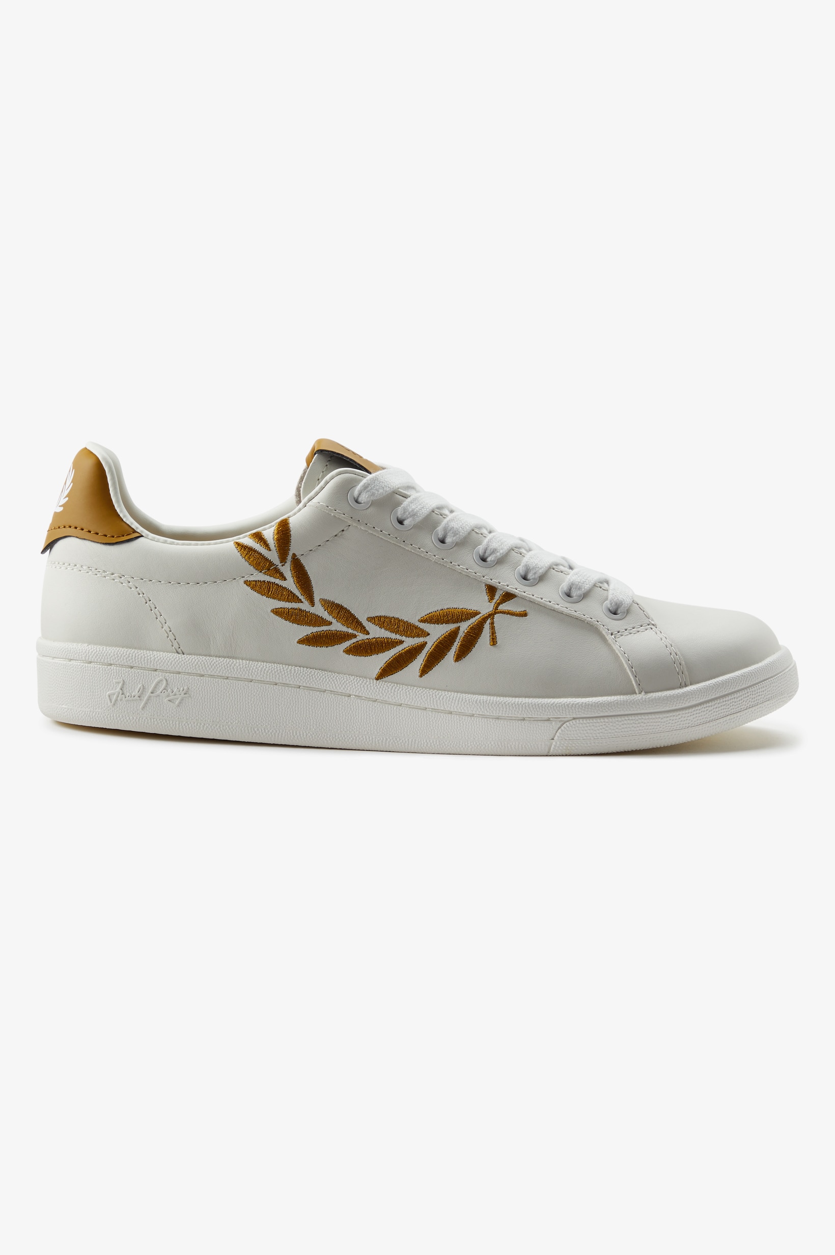 Imagem 0 de Sapatilha unisexo 'B721' em pele Fred Perry
