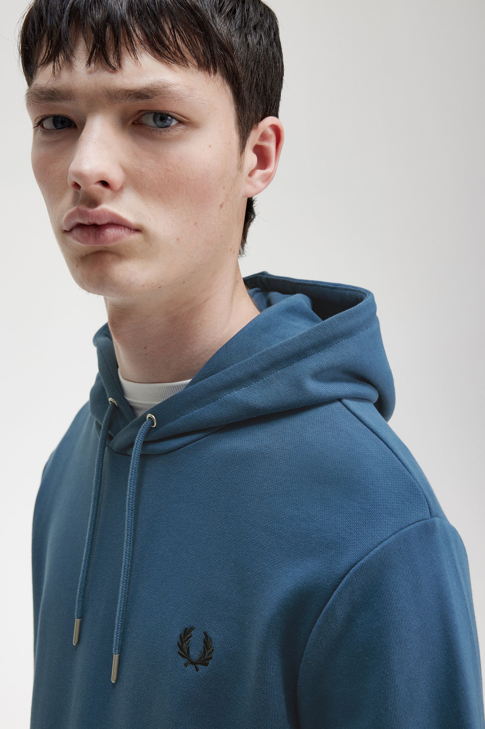 Sweatshirt com capuz Azul-2