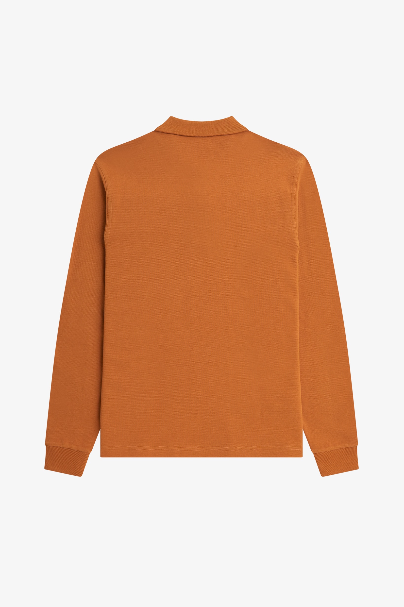 Polo de manga comprida. Uma interpretação do original 'Fred Perry Shirt' Laranja-2