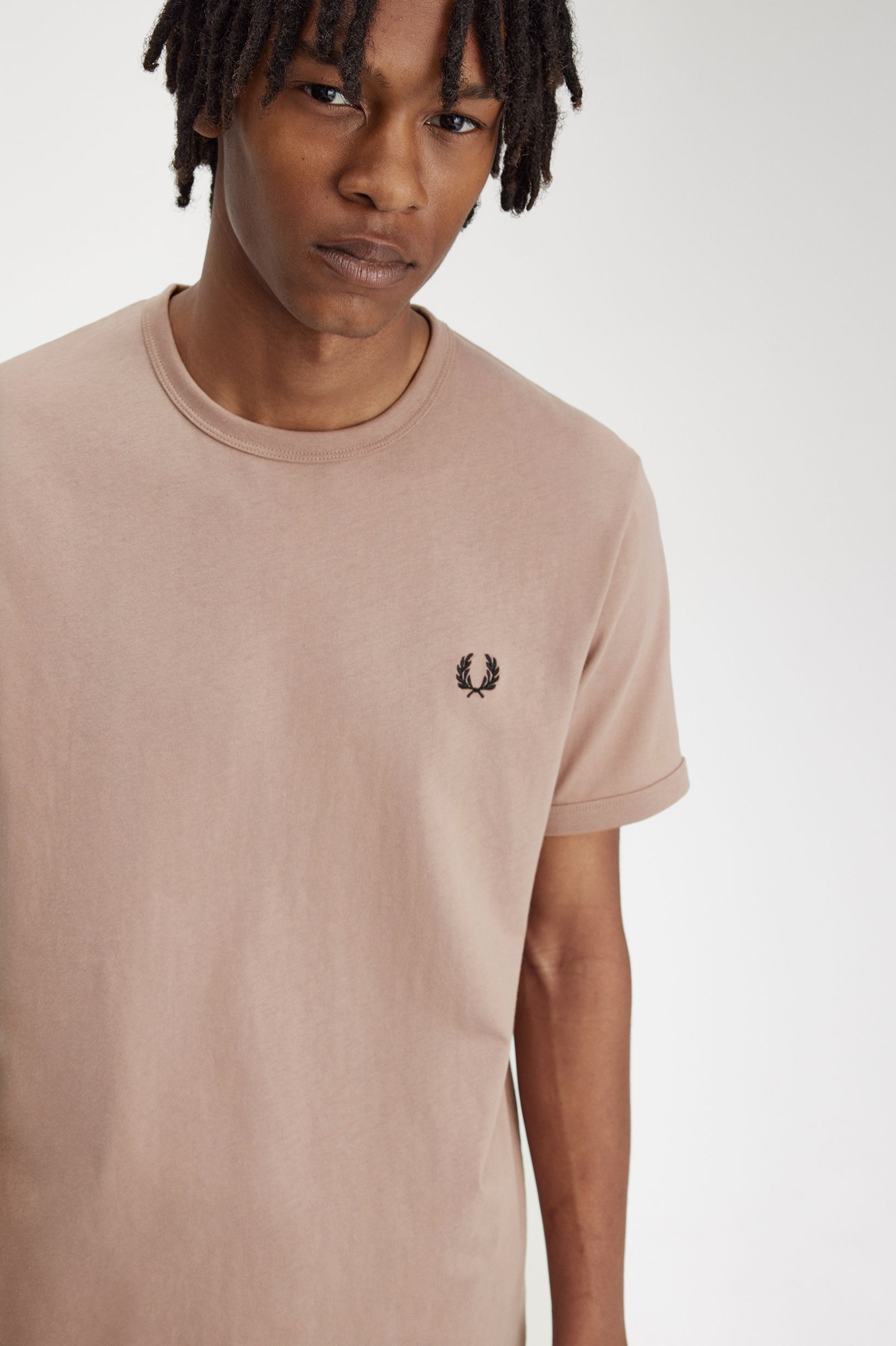 T-Shirt 'Ringer' Rosa-3