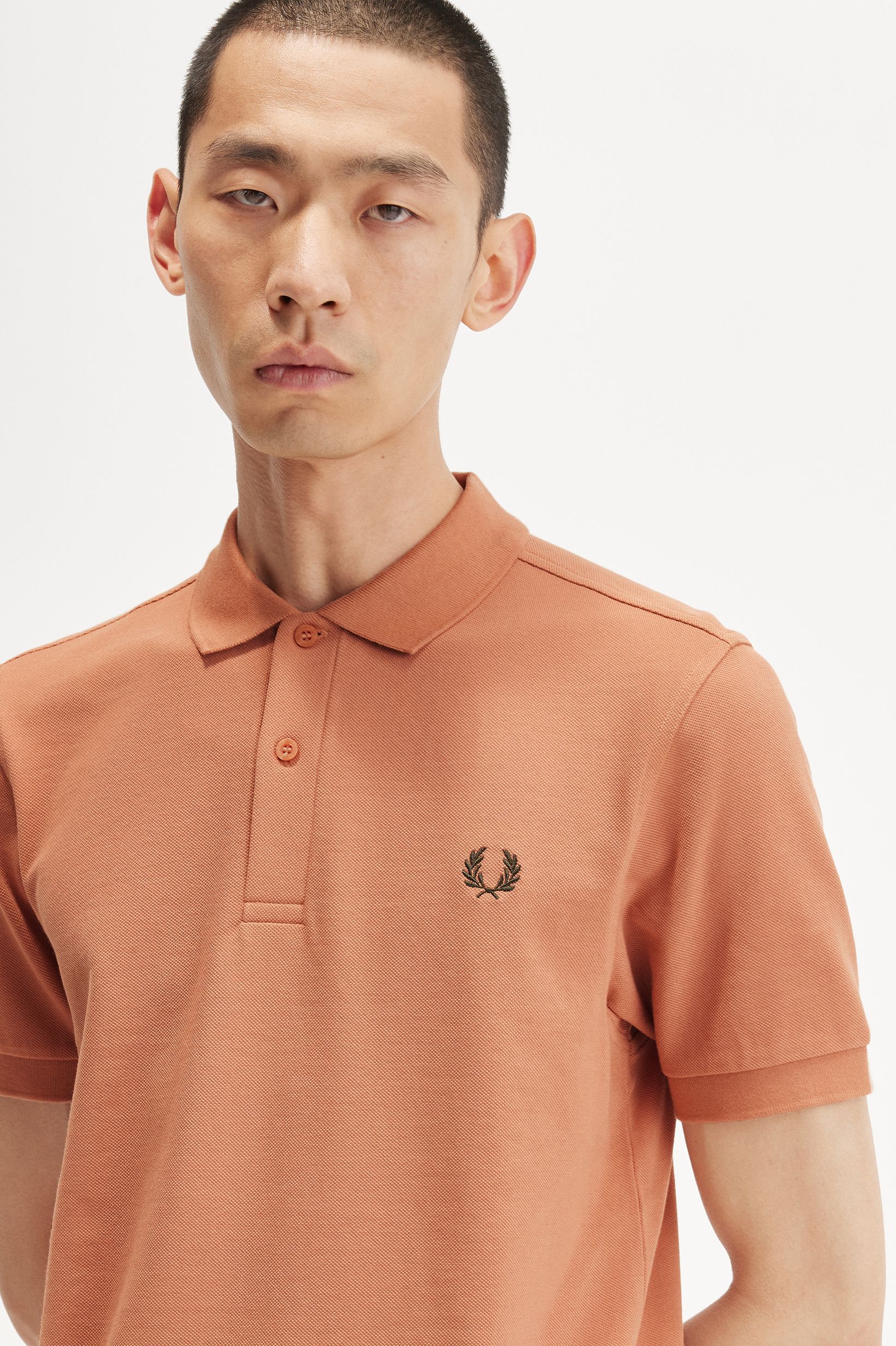 Polo Fred Perry 'M6000' Castanho-claro-3