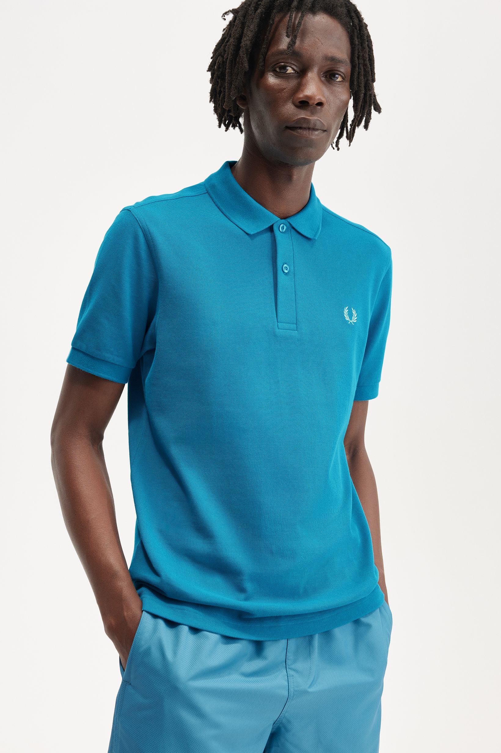Polo Fred Perry 'M6000' Azul-3