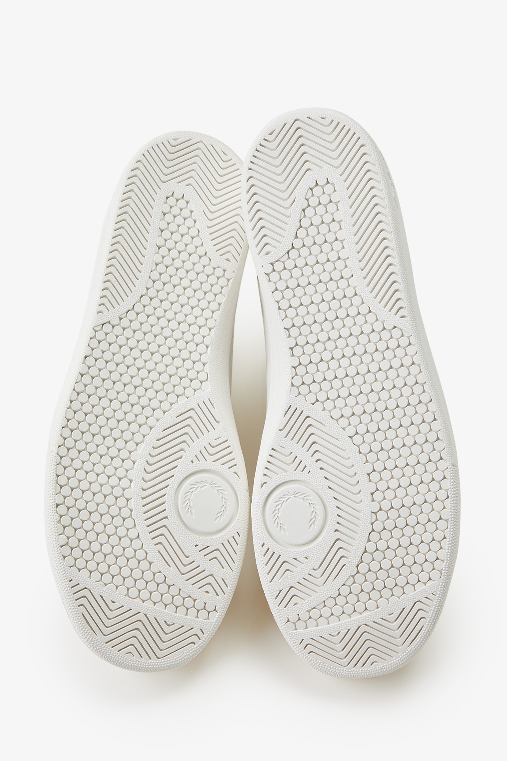 Sapatilhas Unisexo 'B721' em pele Fred Perry Branco-4