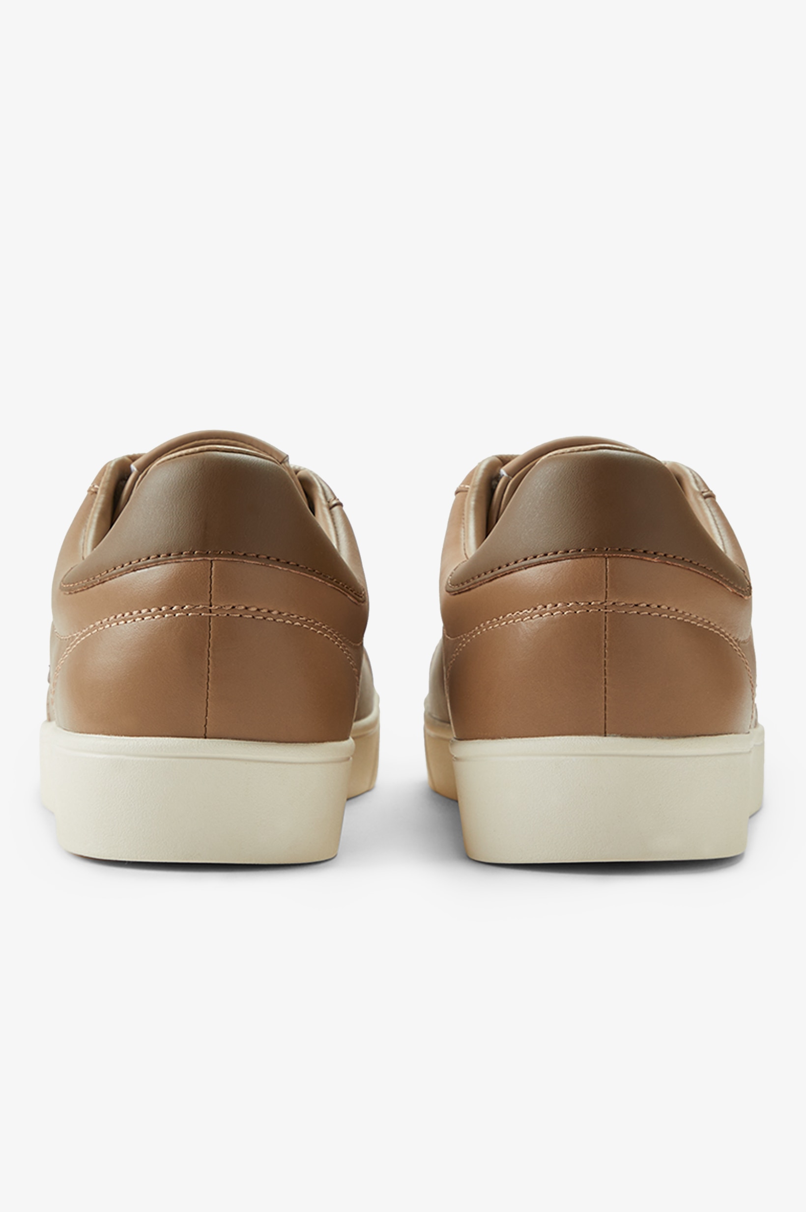 Sapatilha unisexo 'Spencer' em pele Fred Perry Castanho-claro-5