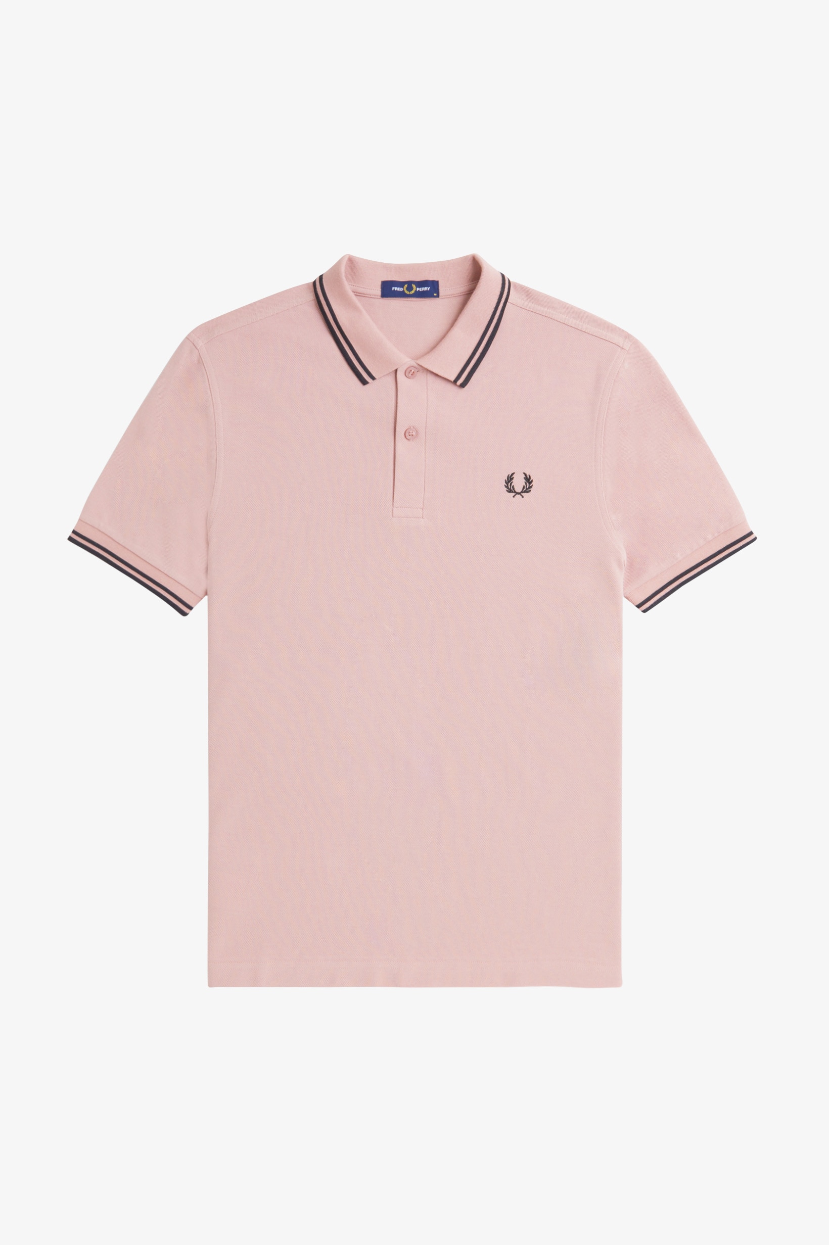 Polo original  'Twin Tipped Fred Perry Shirt' Rosa-1