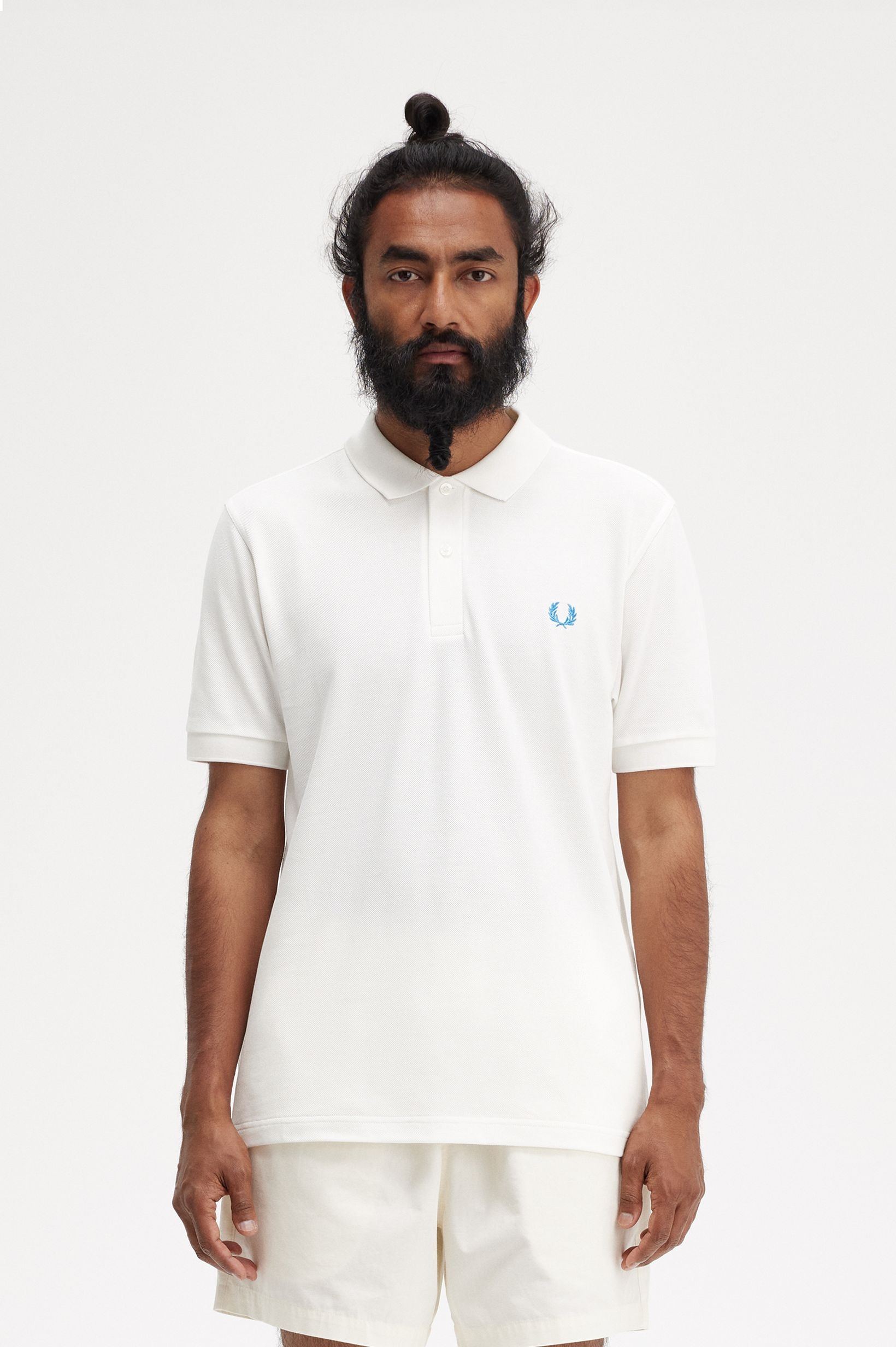 Polo Fred Perry 'M6000' Branco-1