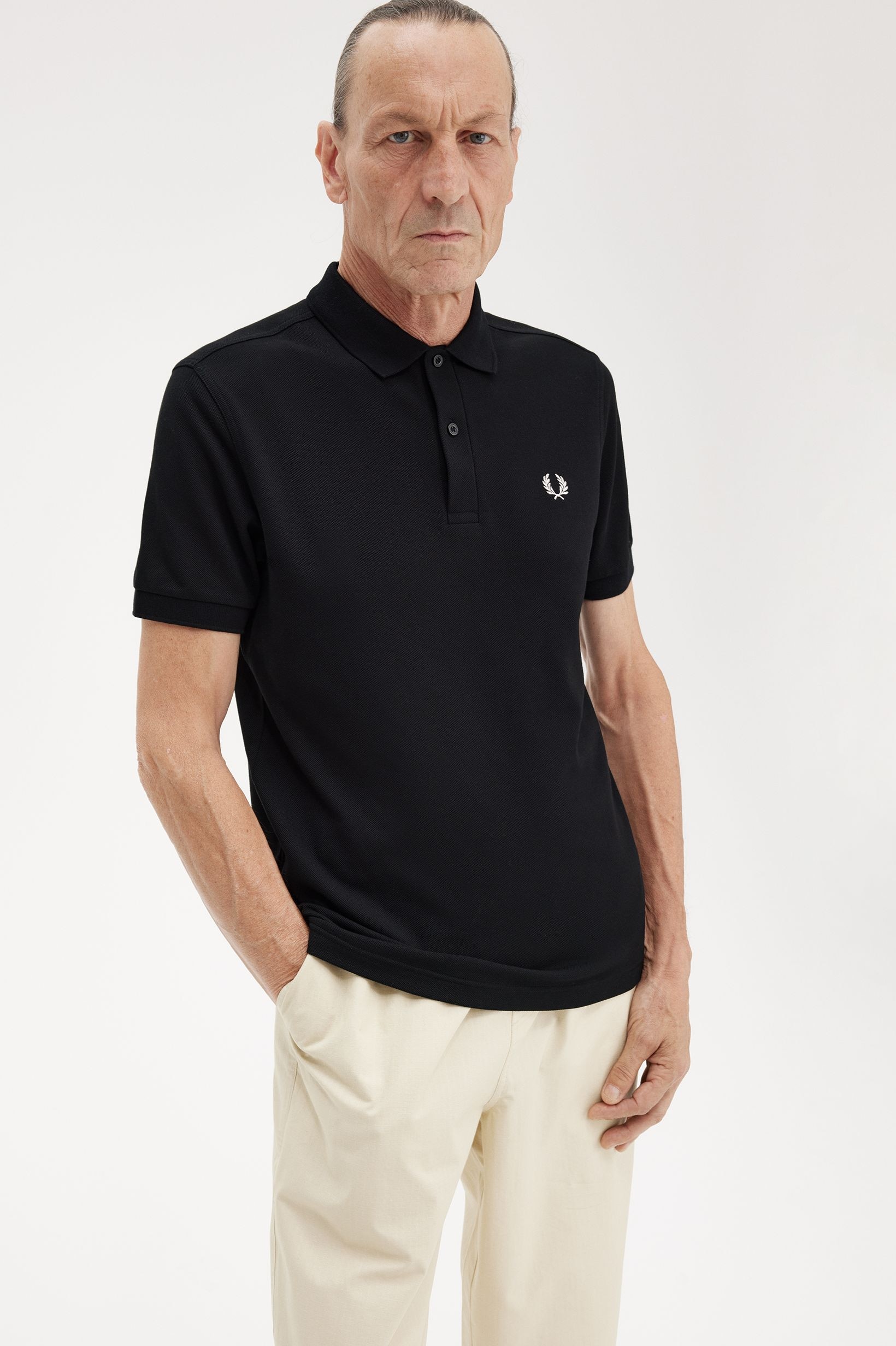 Polo Fred Perry 'M6000' Preto-1
