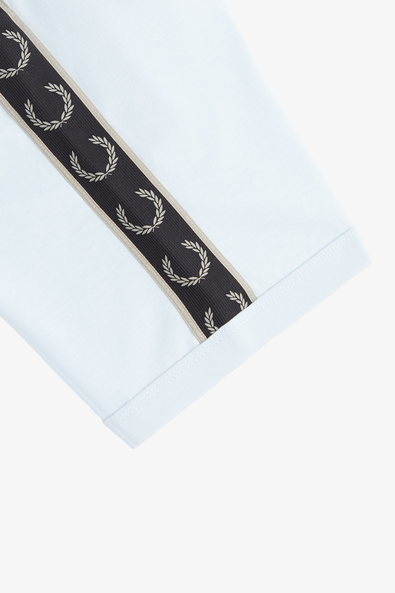 T-Shirt 'Contrast Tape Ringer' Azul-claro-3