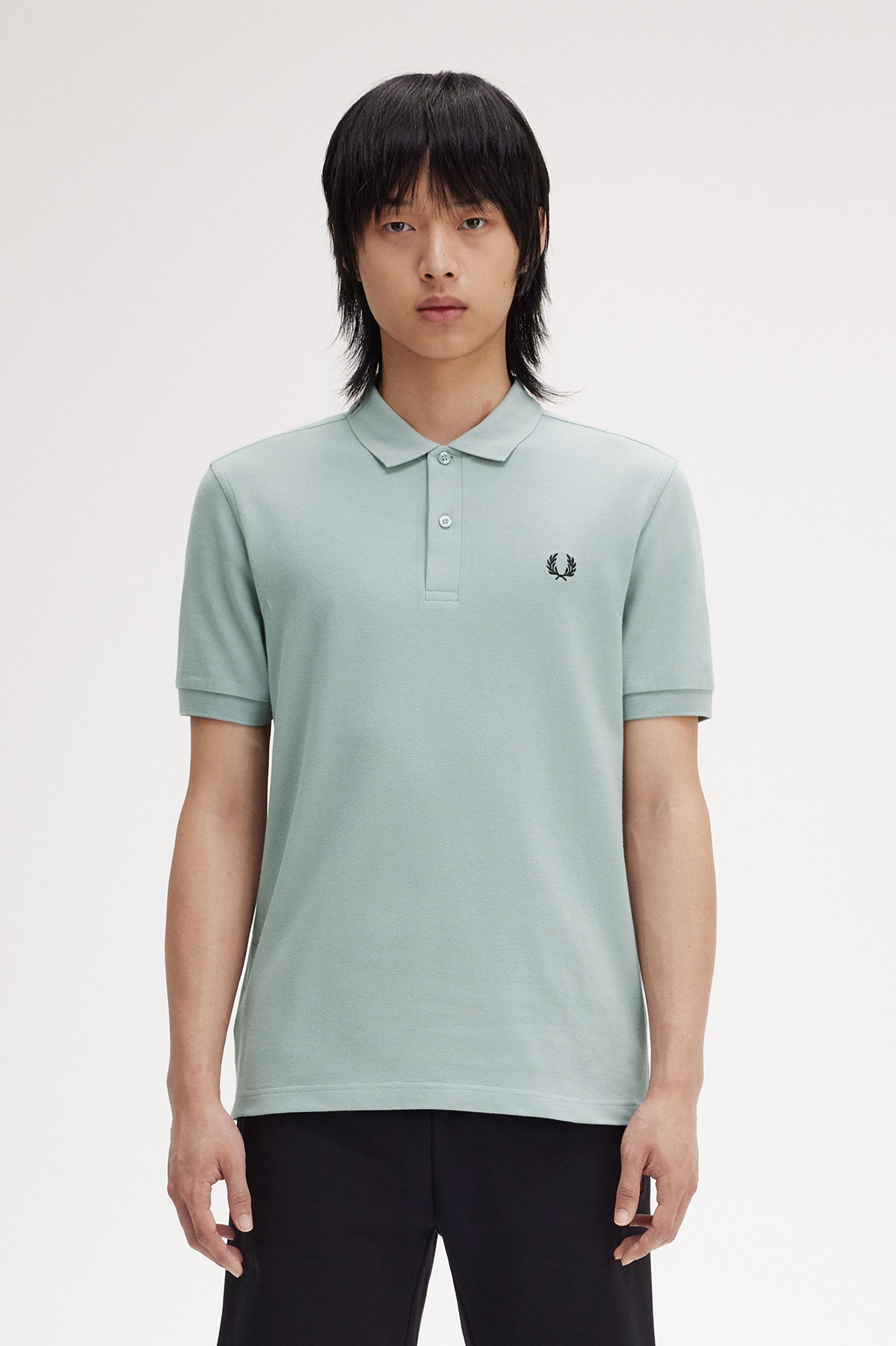 Polo Fred Perry 'M6000' Azul-claro-1