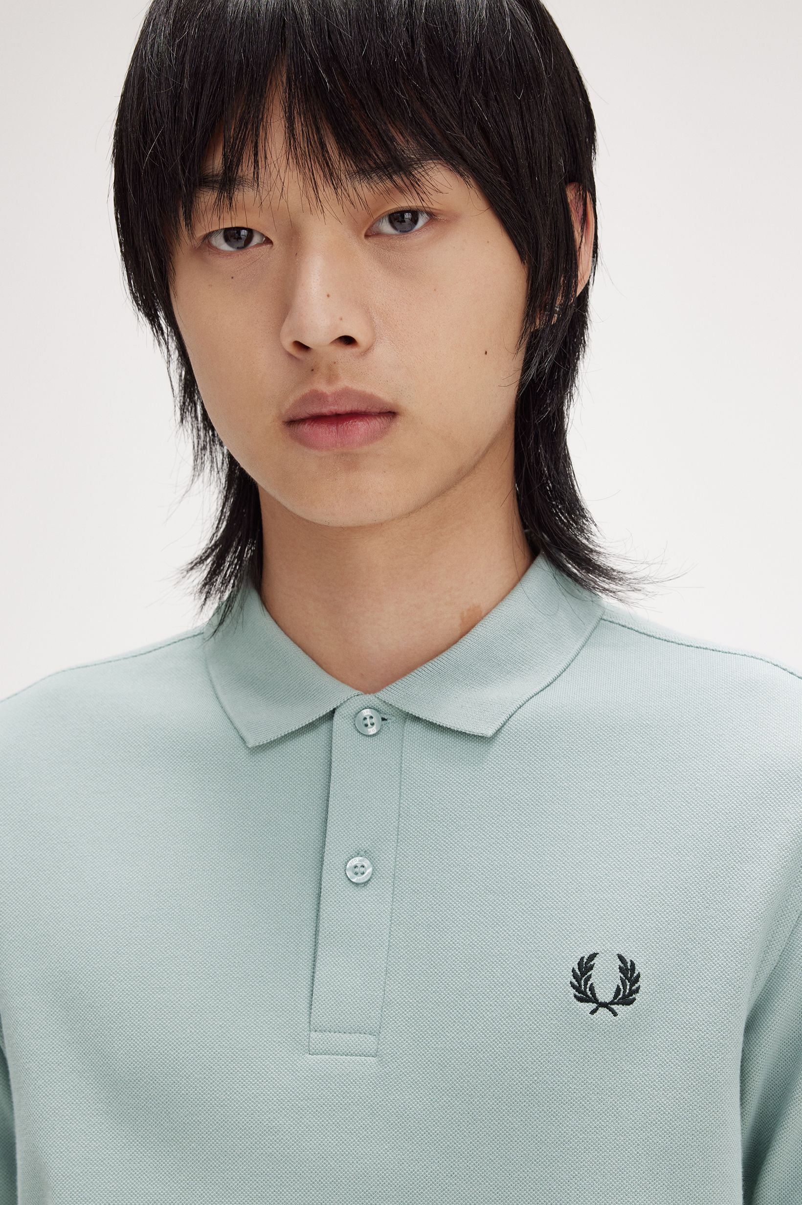 Polo Fred Perry 'M6000' Azul-claro-3