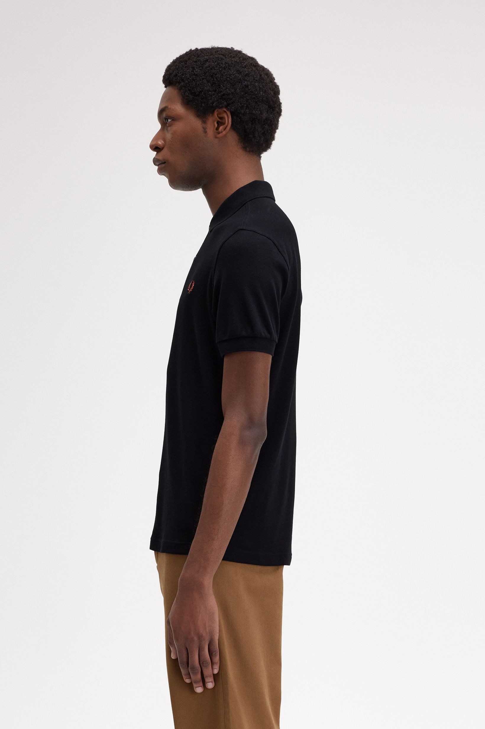Polo Fred Perry 'M6000' Preto-2