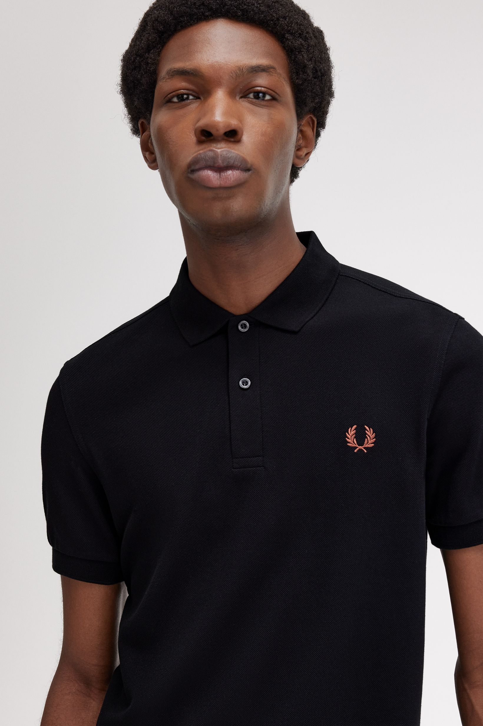 Polo Fred Perry 'M6000' Preto-3