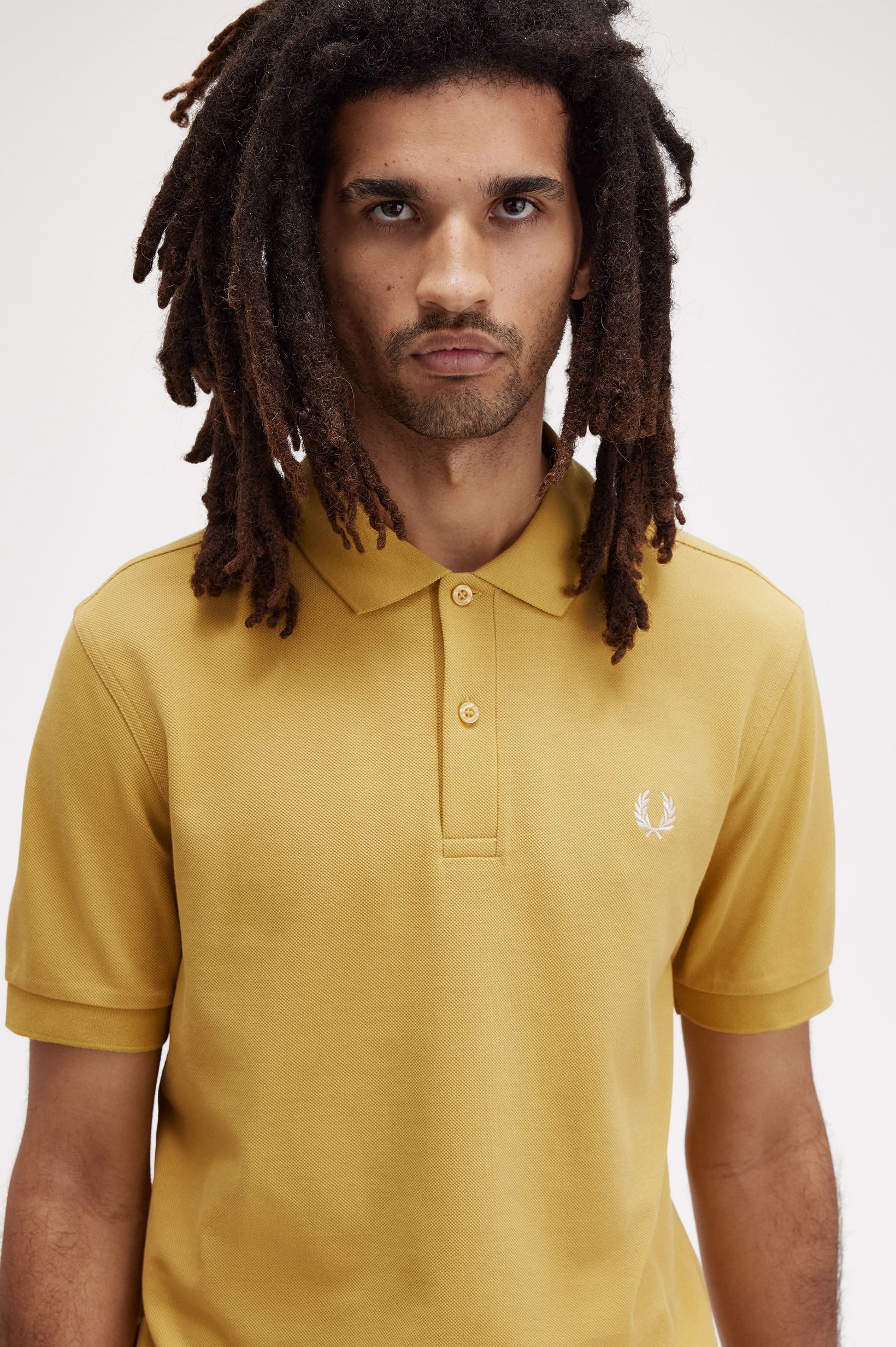 Polo Fred Perry 'M6000' Amarelo-3