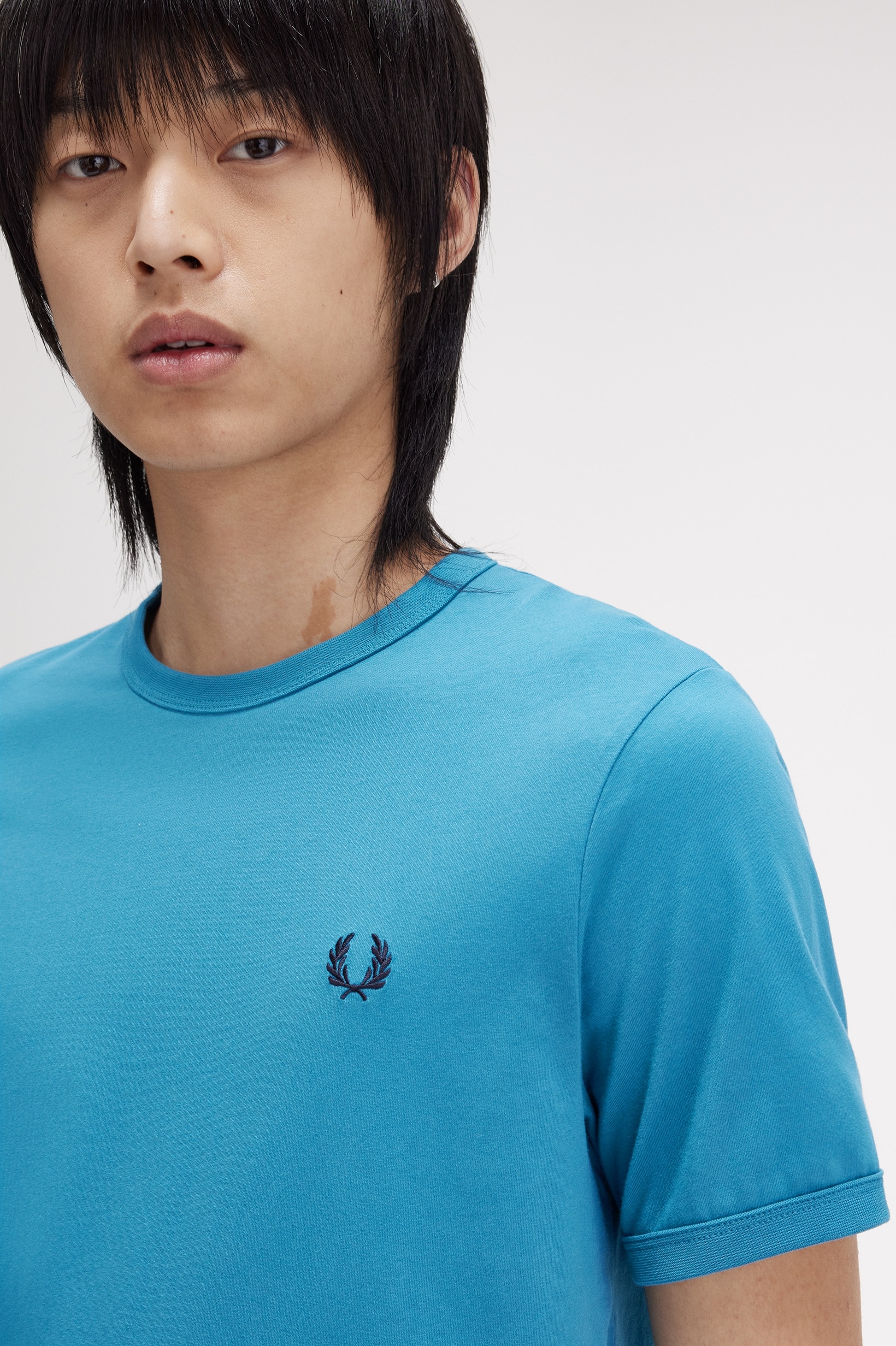 T-Shirt 'Ringer' Azul-3