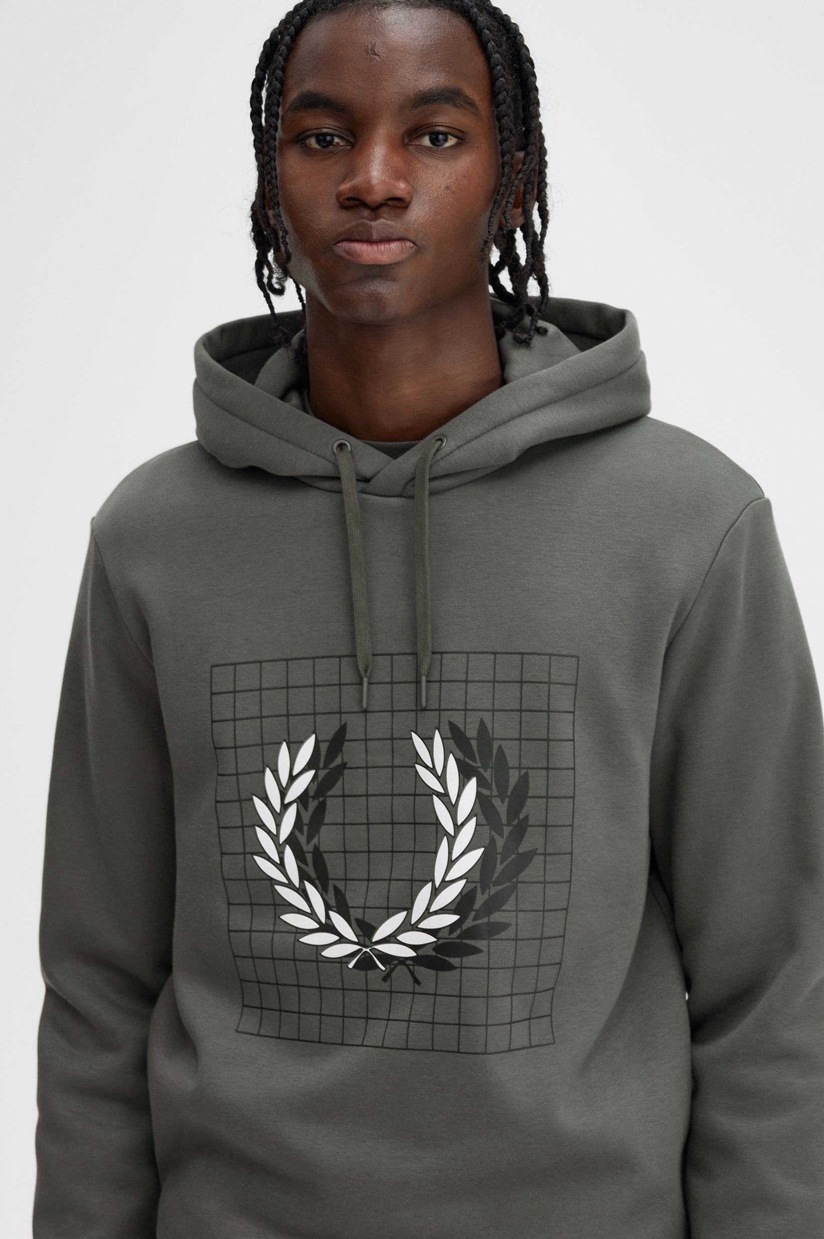 Sweatshirt com capuz Verde-1
