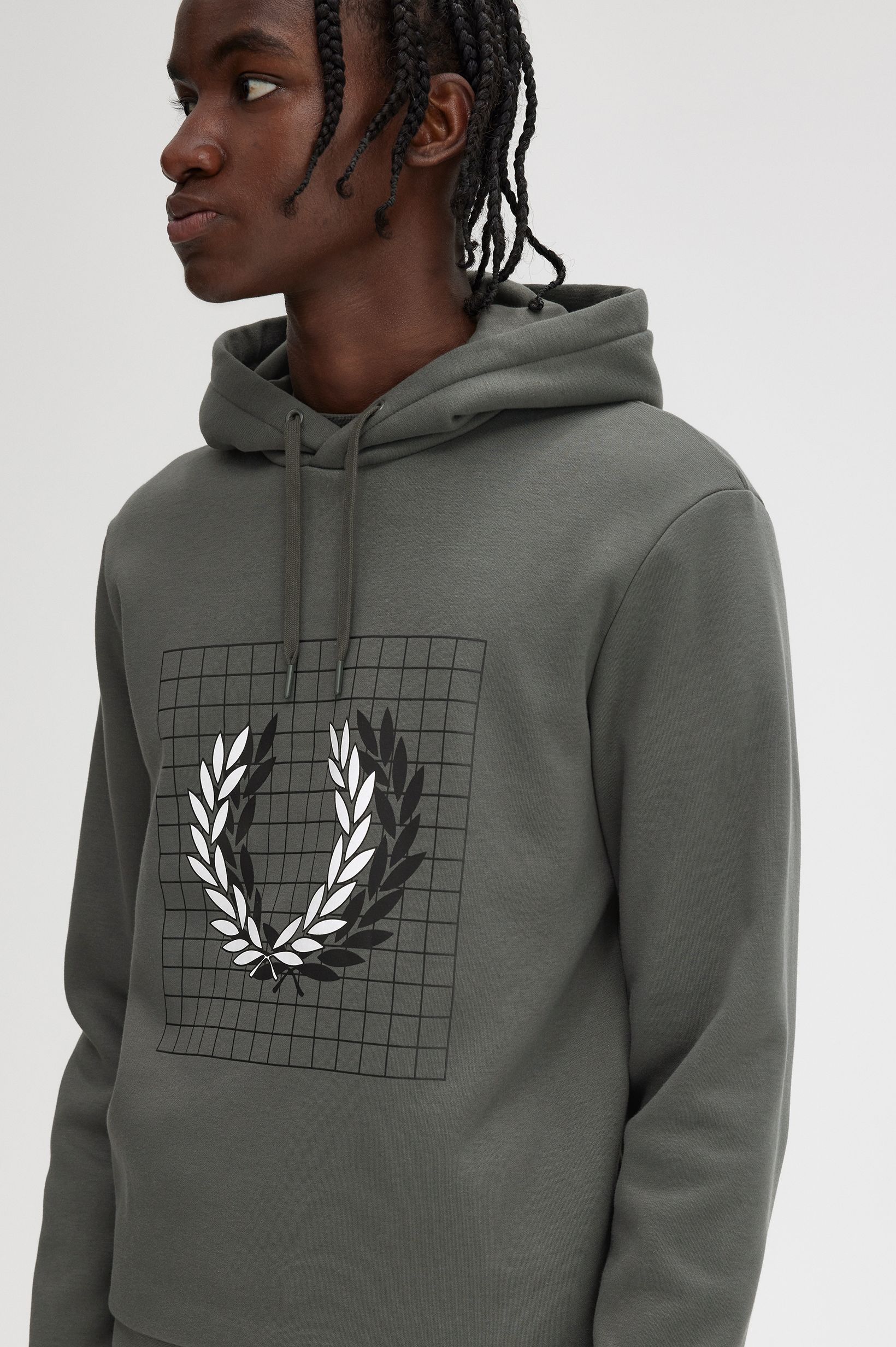 Sweatshirt com capuz Verde-2