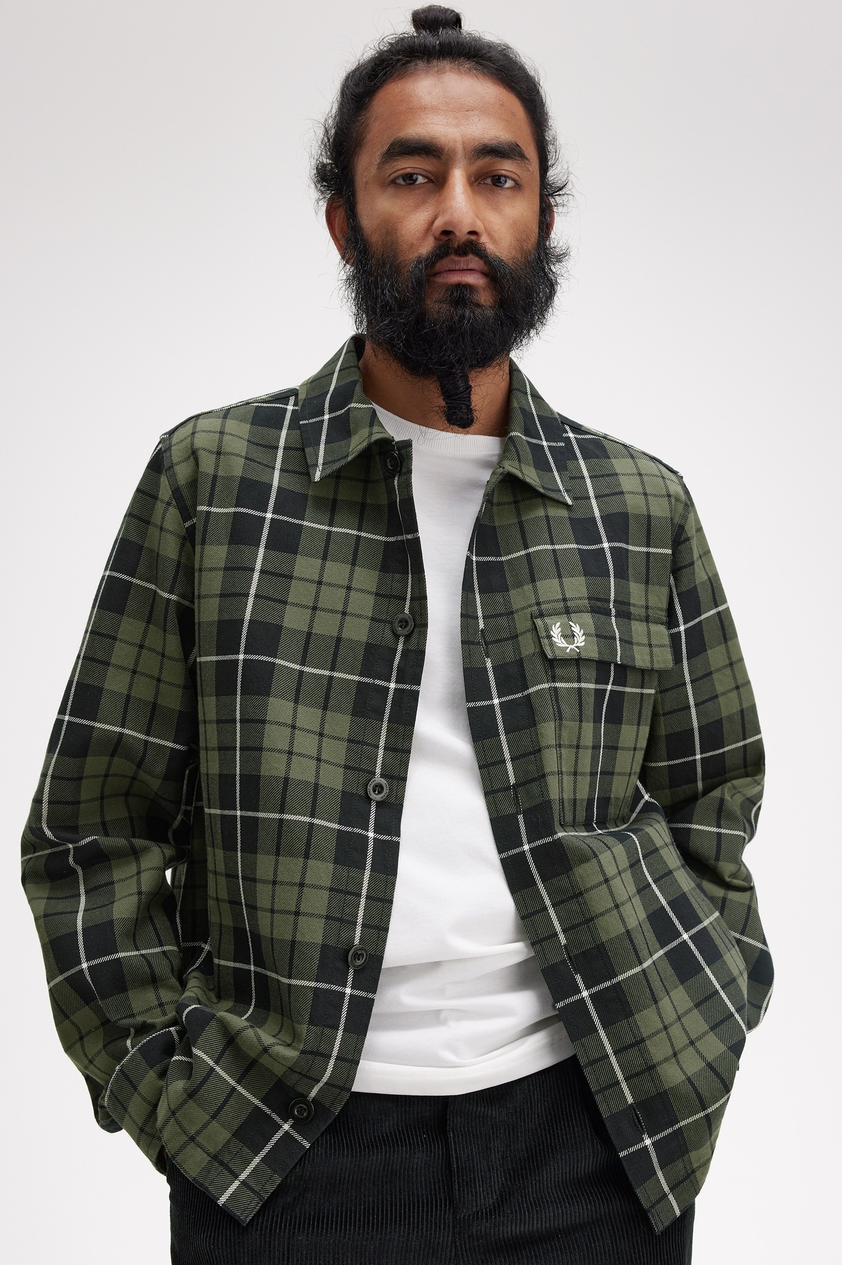 Sobrecamisa Fred Perry Verde-1