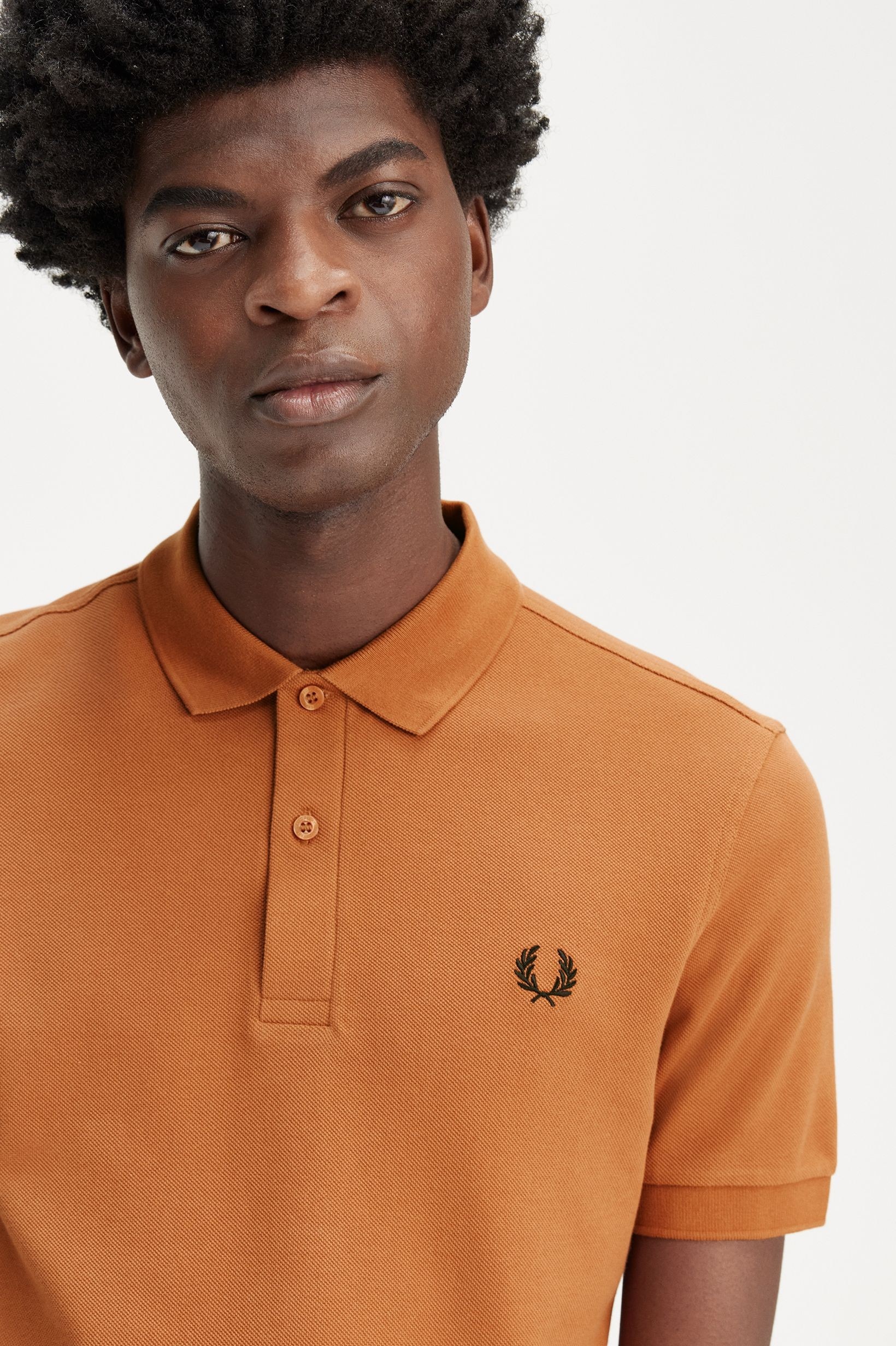 Polo Fred Perry 'M6000' Laranja-3