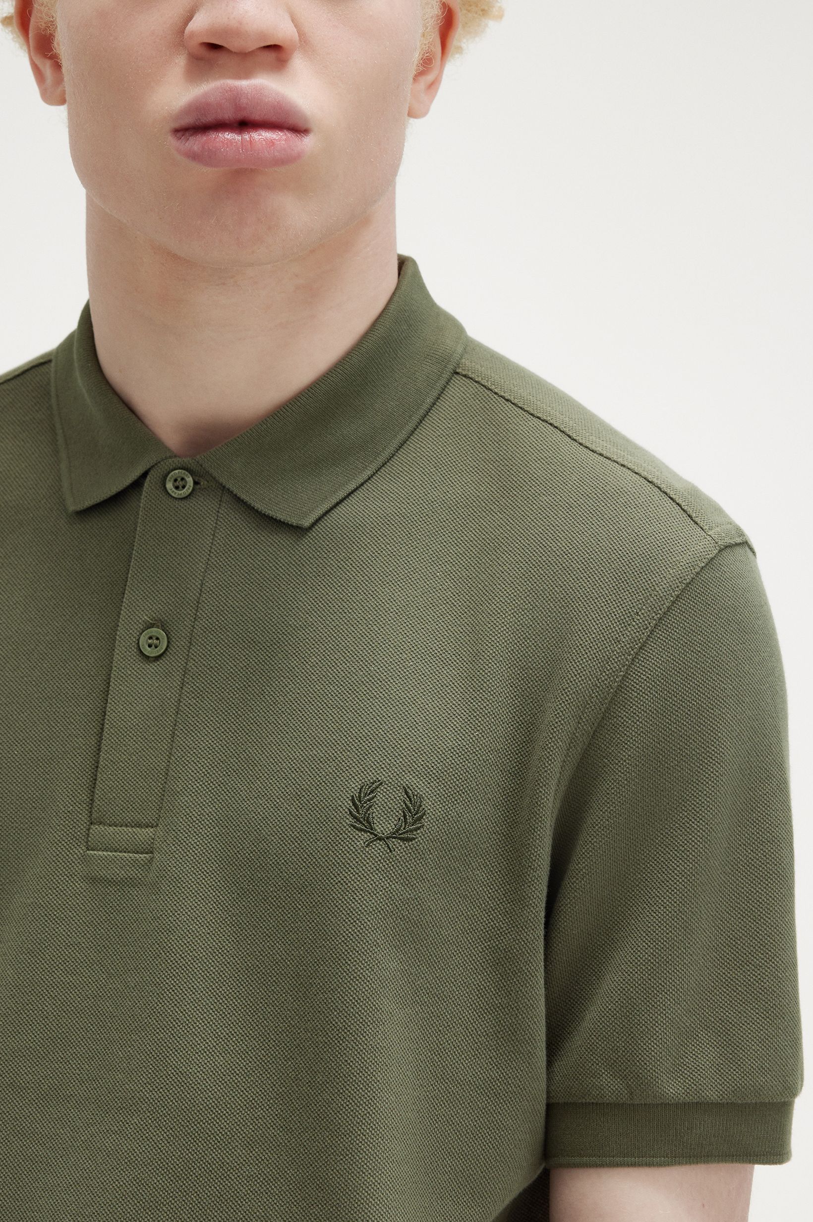Polo Fred Perry 'M6000' Verde-3