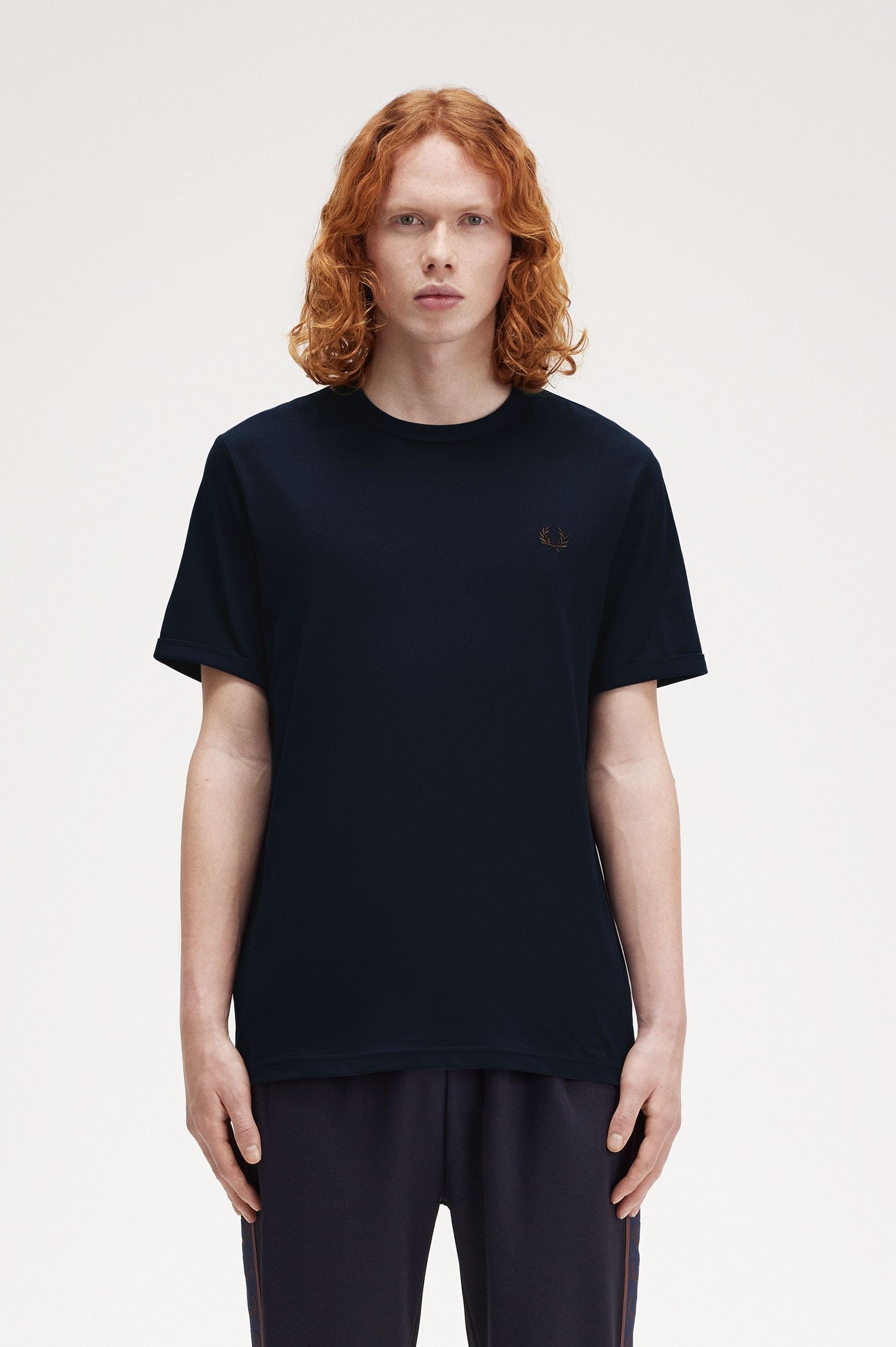 T-Shirt 'Ringer' Azul-marinho-1