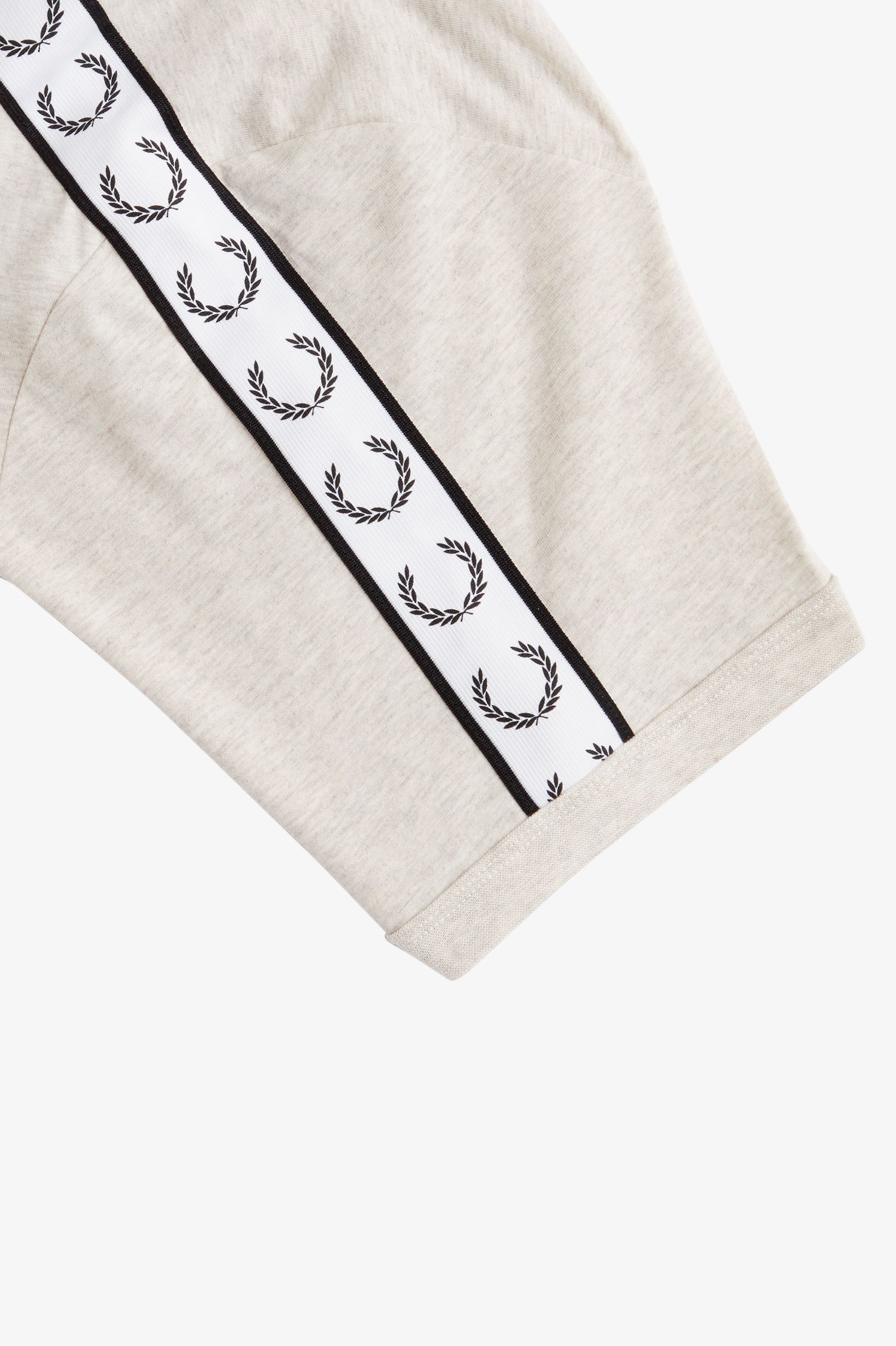 T-Shirt 'Taped Ringer' Bege-2