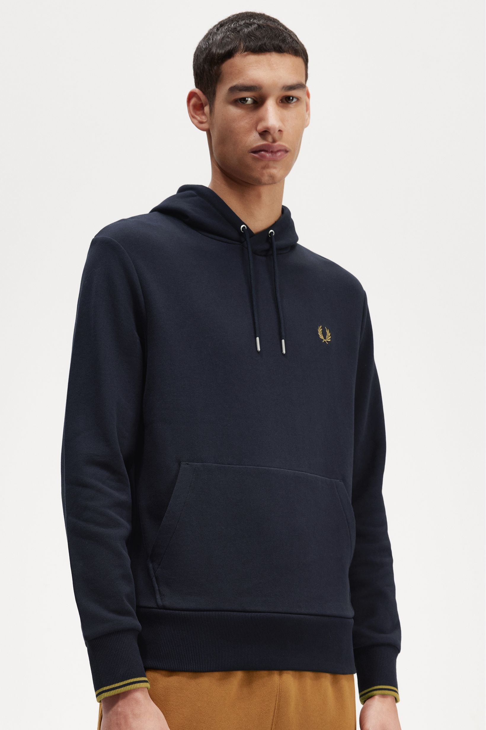 Sweatshirt com capuz Azul-marinho-1