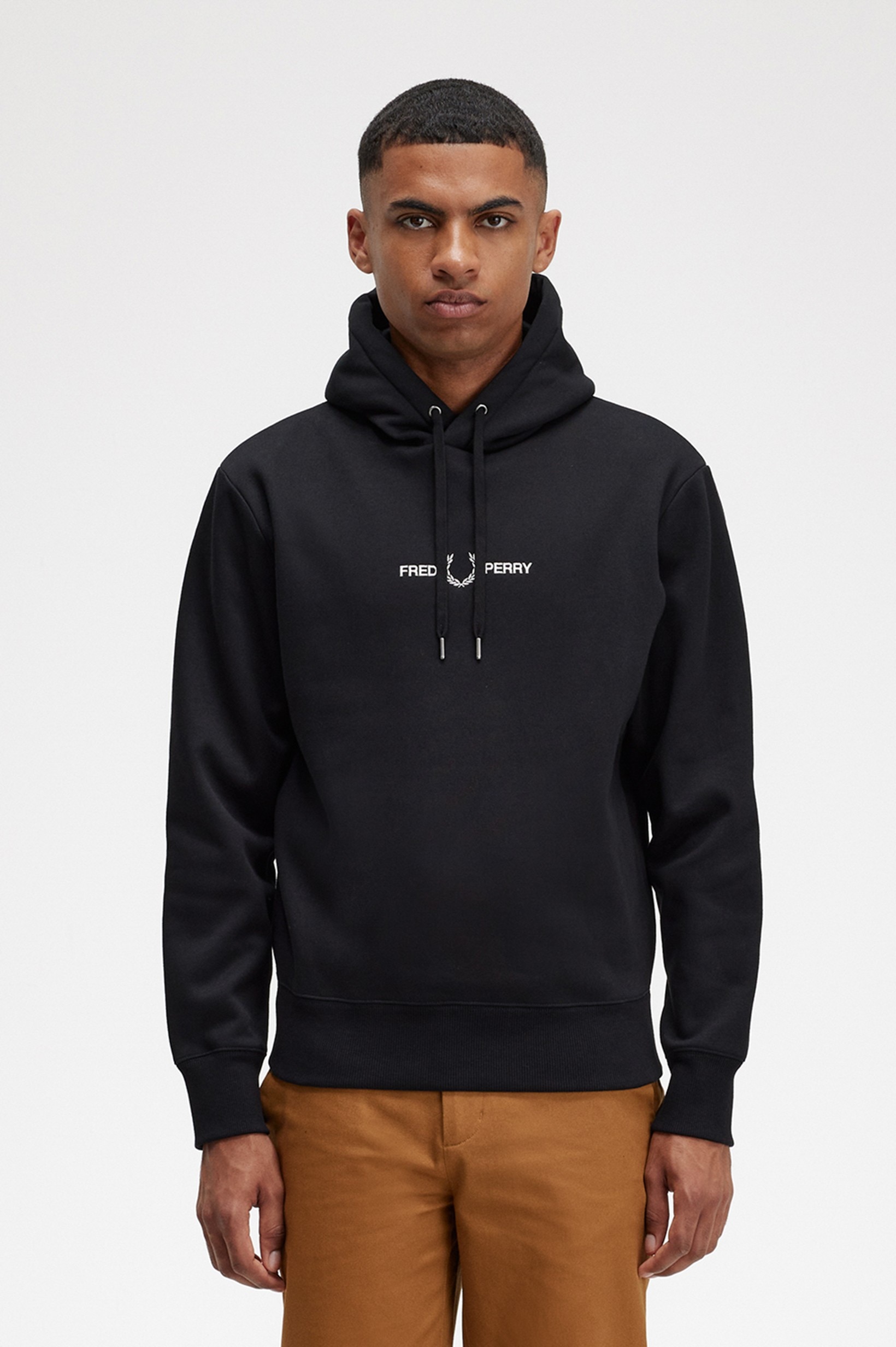 Sweatshirt com capuz Preto-1